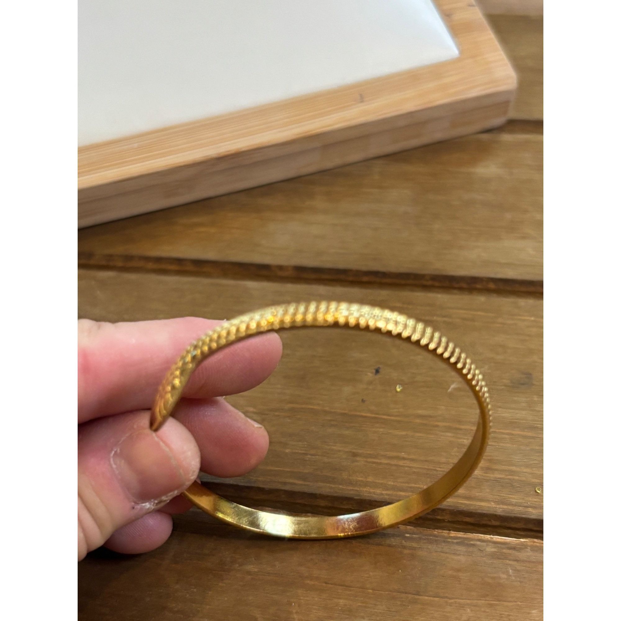 Other Vintage Gold Plated Snake Cuff Bracelet Size ONE SIZE - 5 Thumbnail