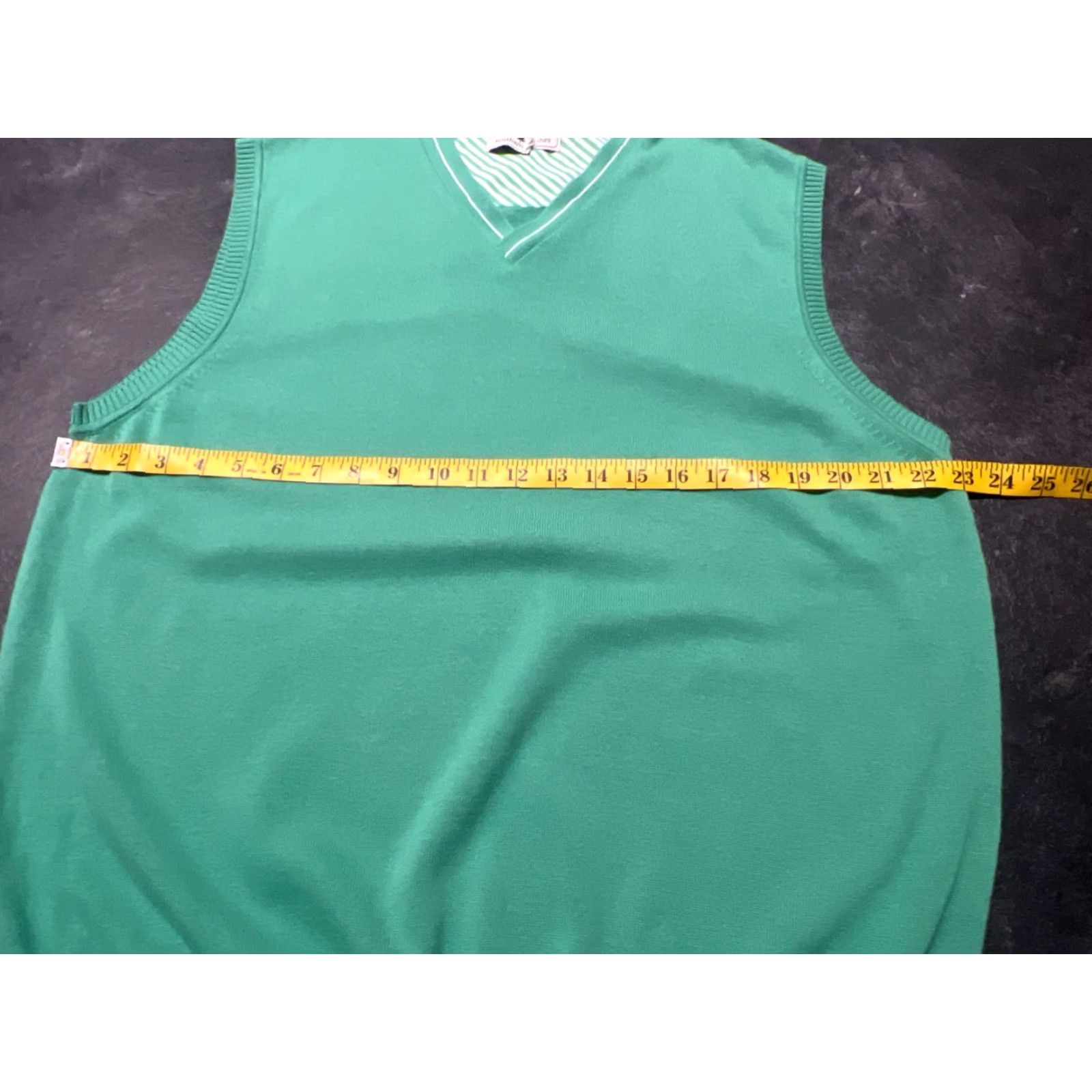 Vintage VINTAGE Southern Pines Men’s Light Green V-Neck Golf Preppy Sweater Vest XL Size US XL / EU 56 / 4 - 6 Thumbnail