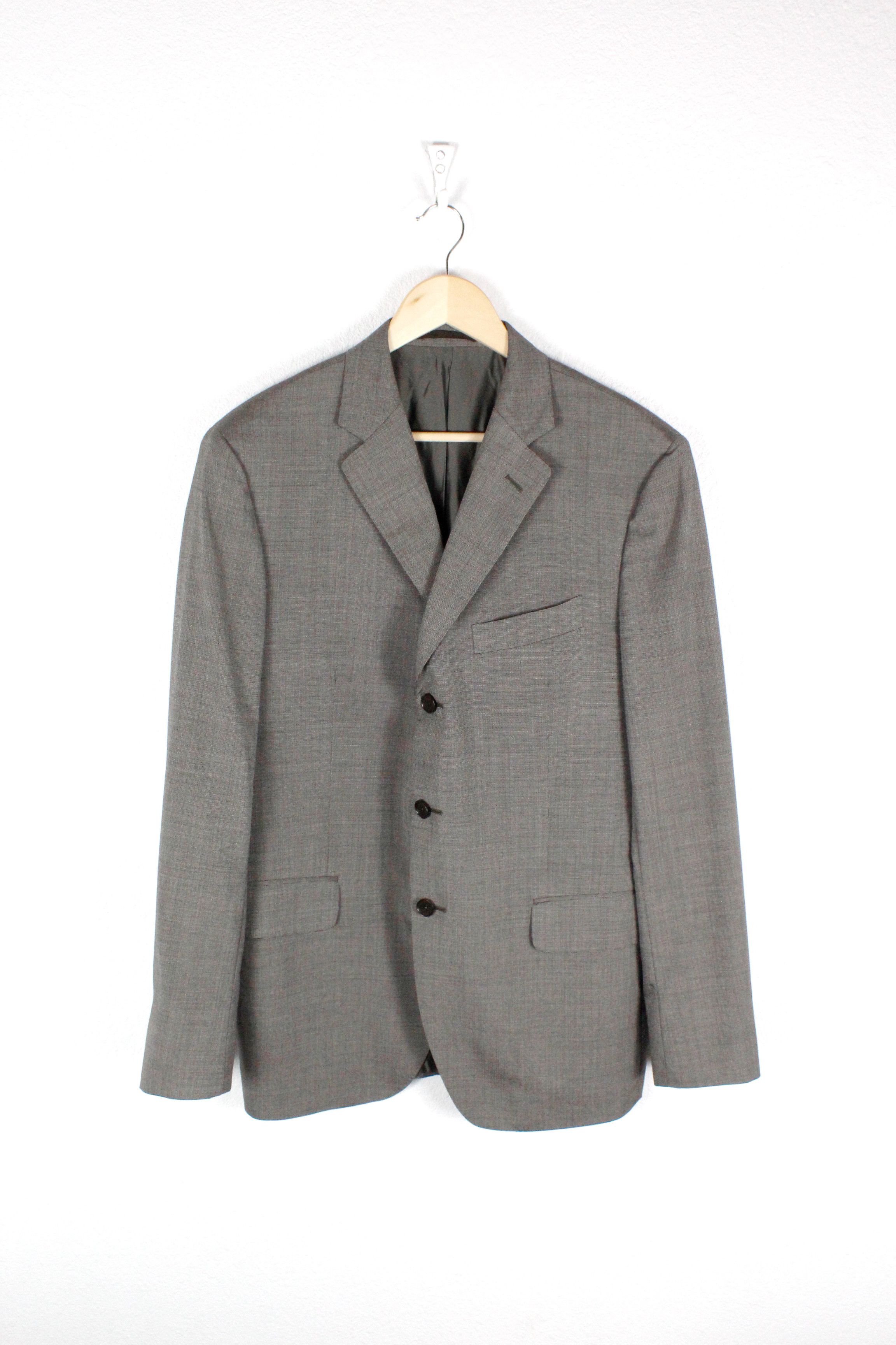 Boglioli Wool Silk Gray Dress Formal Suit 54