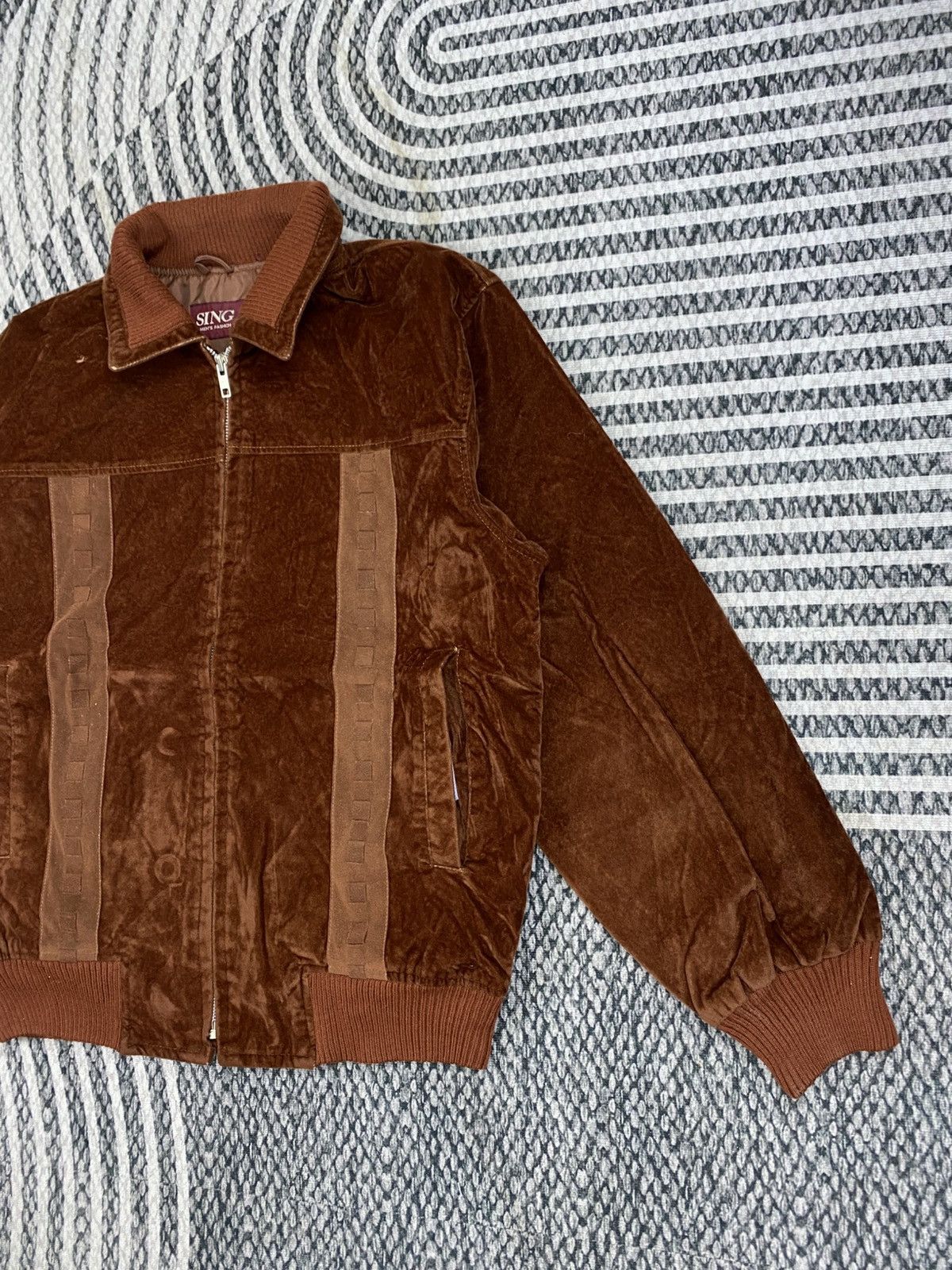 Japanese Brand Vintage Sign Ace Japanese Brand Leather Suede Jacket Size US M / EU 48-50 / 2 - 4 Thumbnail