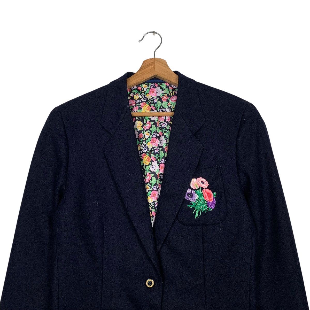Kenzo Kenzo Flower Design Casual Jacket Size S / US 4 / IT 40 - 2 Thumbnail