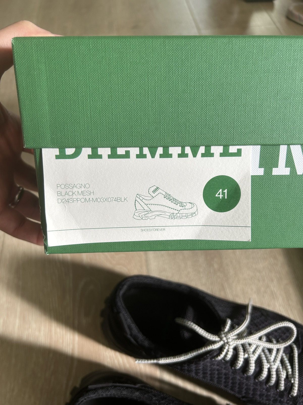 Diemme Diemme Possagno Runner Black Mesh Size US 8 / EU 41 - 7 Thumbnail