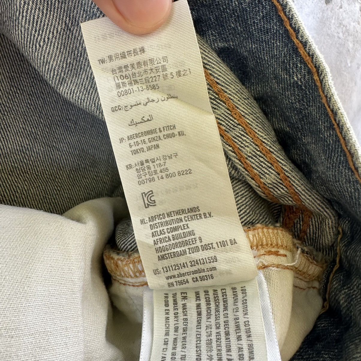 Vintage Abercrombie & Fitch Faded Distress Denim Jean Pant