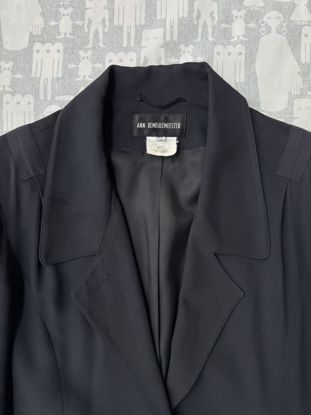 Ann Demeulemeester Ann Demeulemeester SS92 Back Straps Tailored Jacket Size XS / US 0-2 / IT 36-38 - 2 Thumbnail