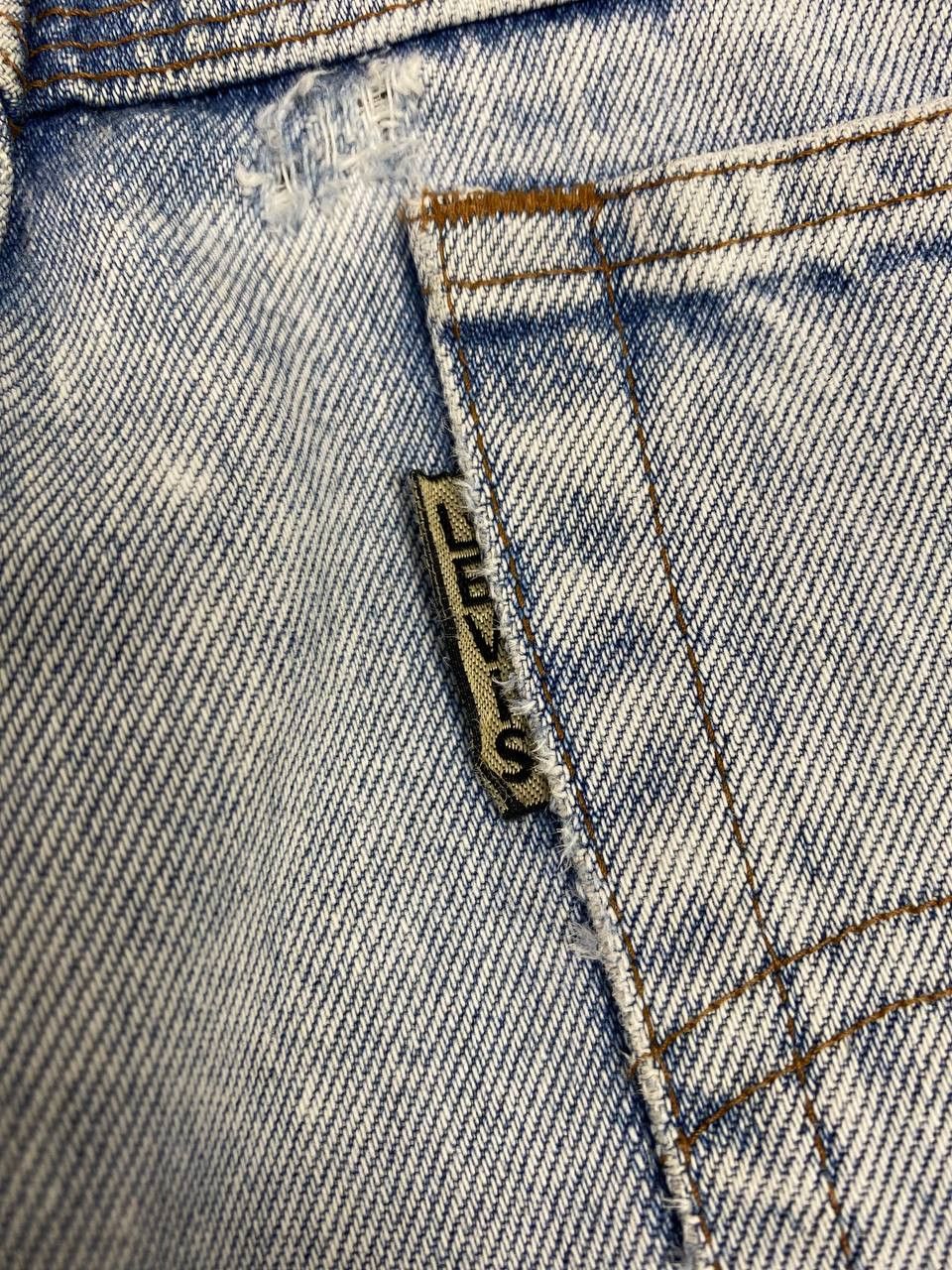 Levi's vintage levis 656 big e light wash distressed denim Size US 33 - 4 Thumbnail