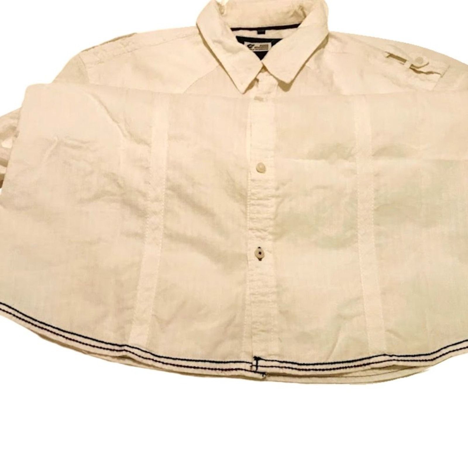 Angelo Litrico Vintage Angelo Litrico Men`s Shirt White Long 33/34 Eu Us L Size US L / EU 52-54 / 3 - 1 Thumbnail