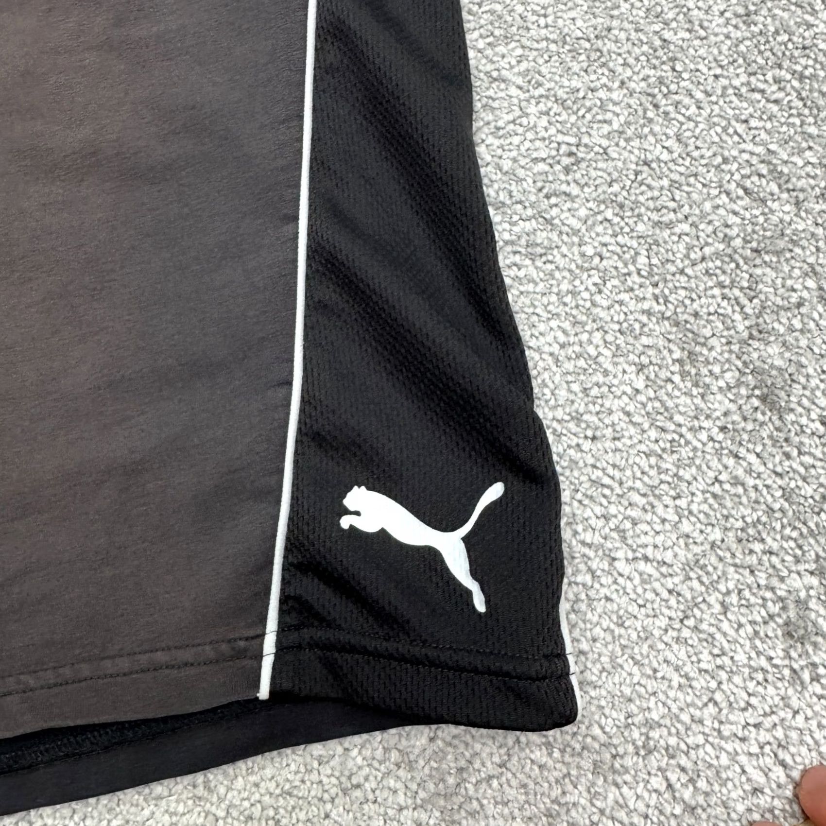 Puma PUMA Way 1 Athletic Shorts Mens 2XL Black Elastic Waist Pocket Activewear Casual Urban Sports Size US 39 - 3 Thumbnail