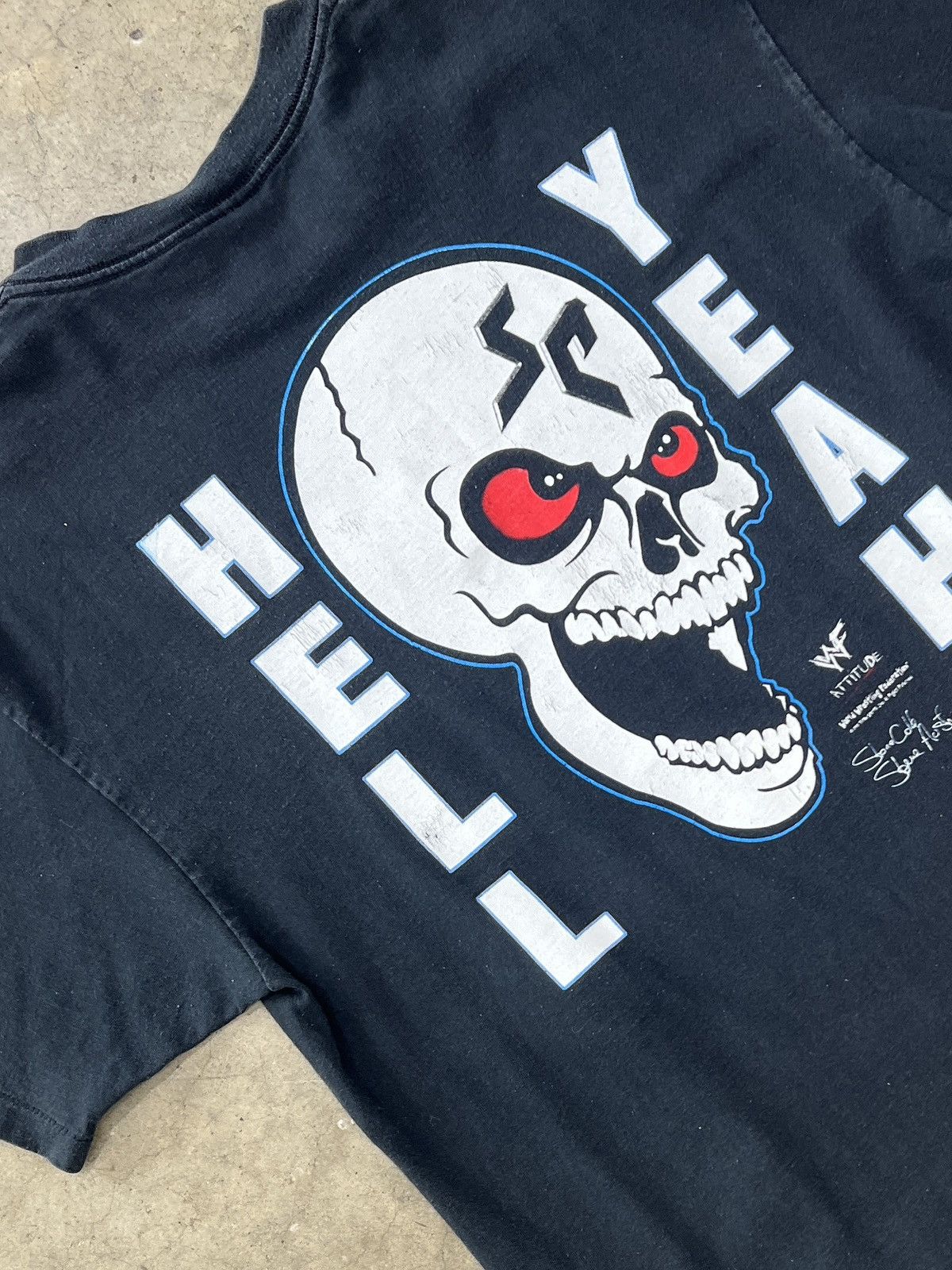 WWE Vintage 2002 What Stone Cold Skull Wrestling WWE Tee XXL Size US XXL / EU 58 / 5 - 1 Thumbnail