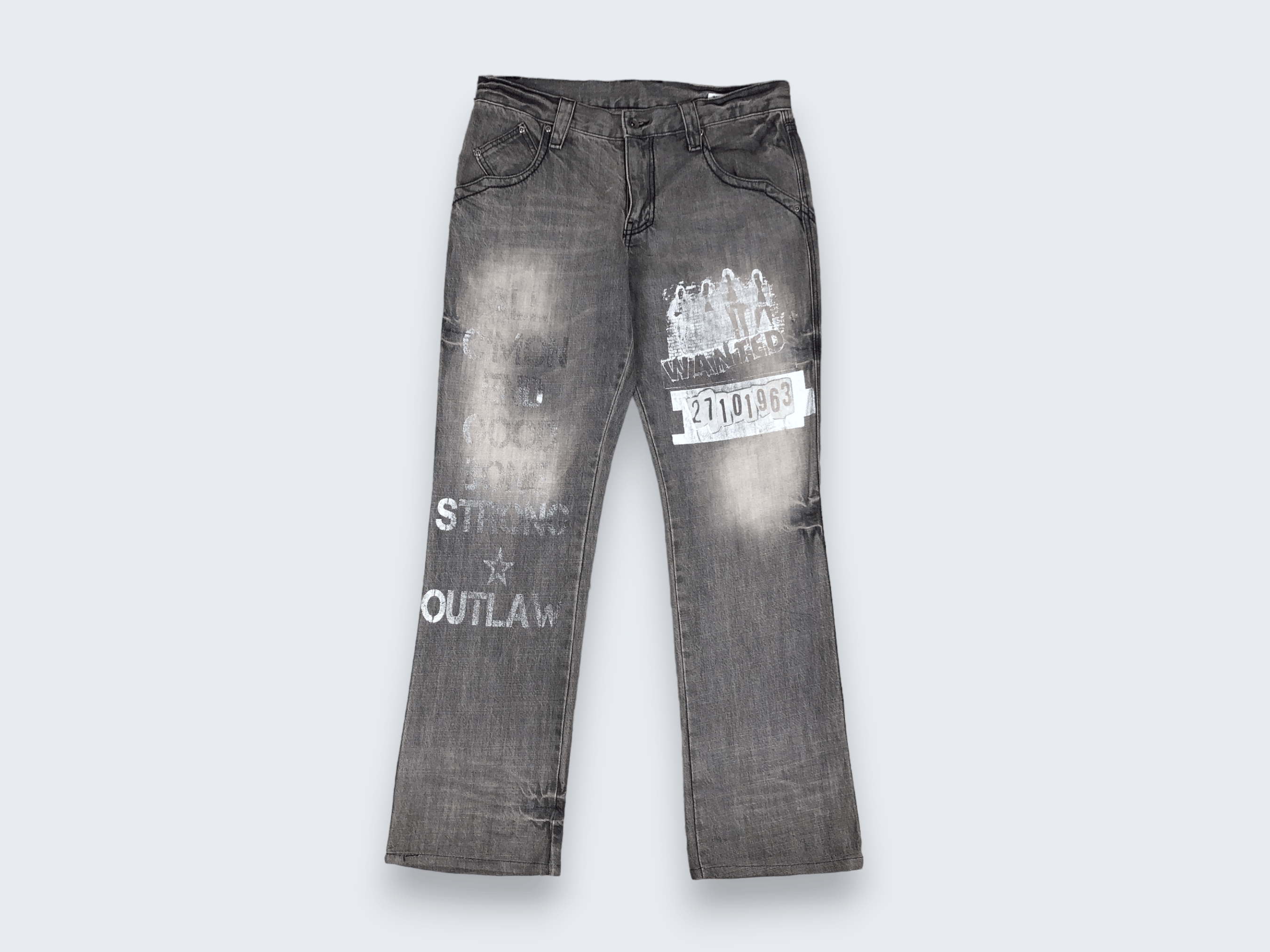 Japanese Brand × Vintage Vintage Semantic Design Jeans 33 x 31 L1270 Size US 33 - 1 Thumbnail
