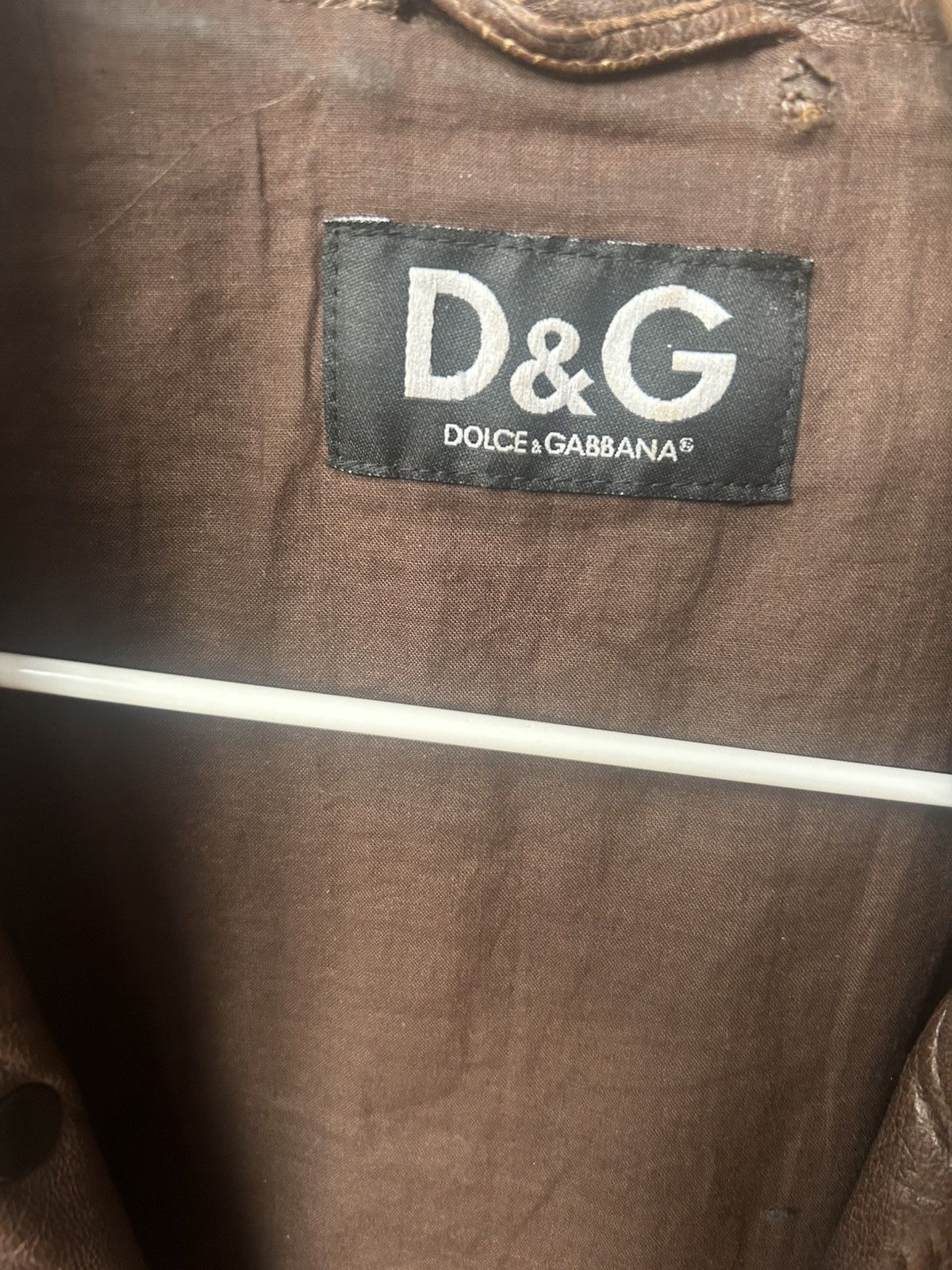 Dolce & Gabbana Dolce & Gabbana Leather Jacket Size US XL / EU 56 / 4 - 3 Thumbnail