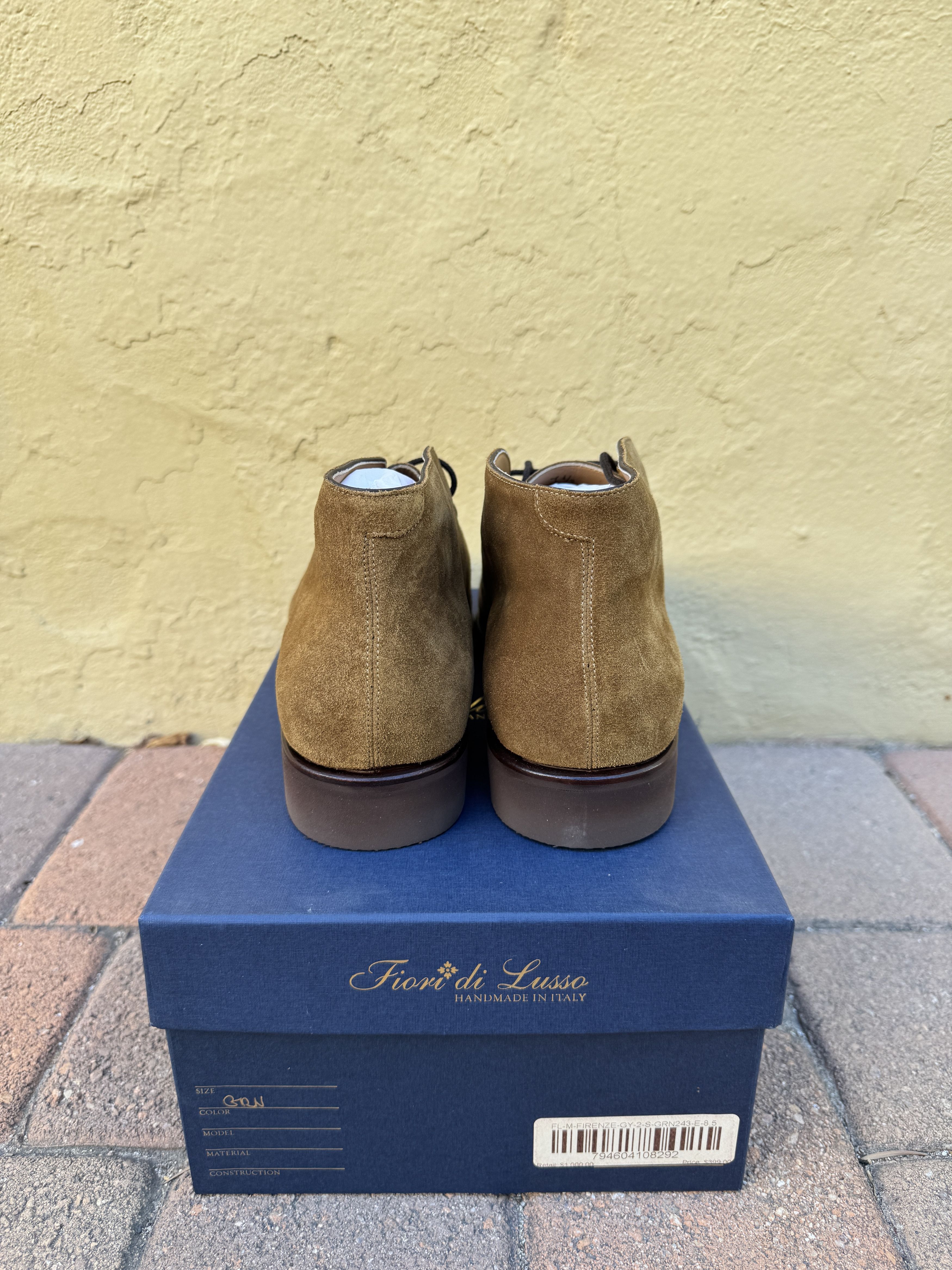 Other Fiori Di Lusso Caramel Brown Chukka Boots Size US 8.5 / EU 41-42 - 3 Thumbnail