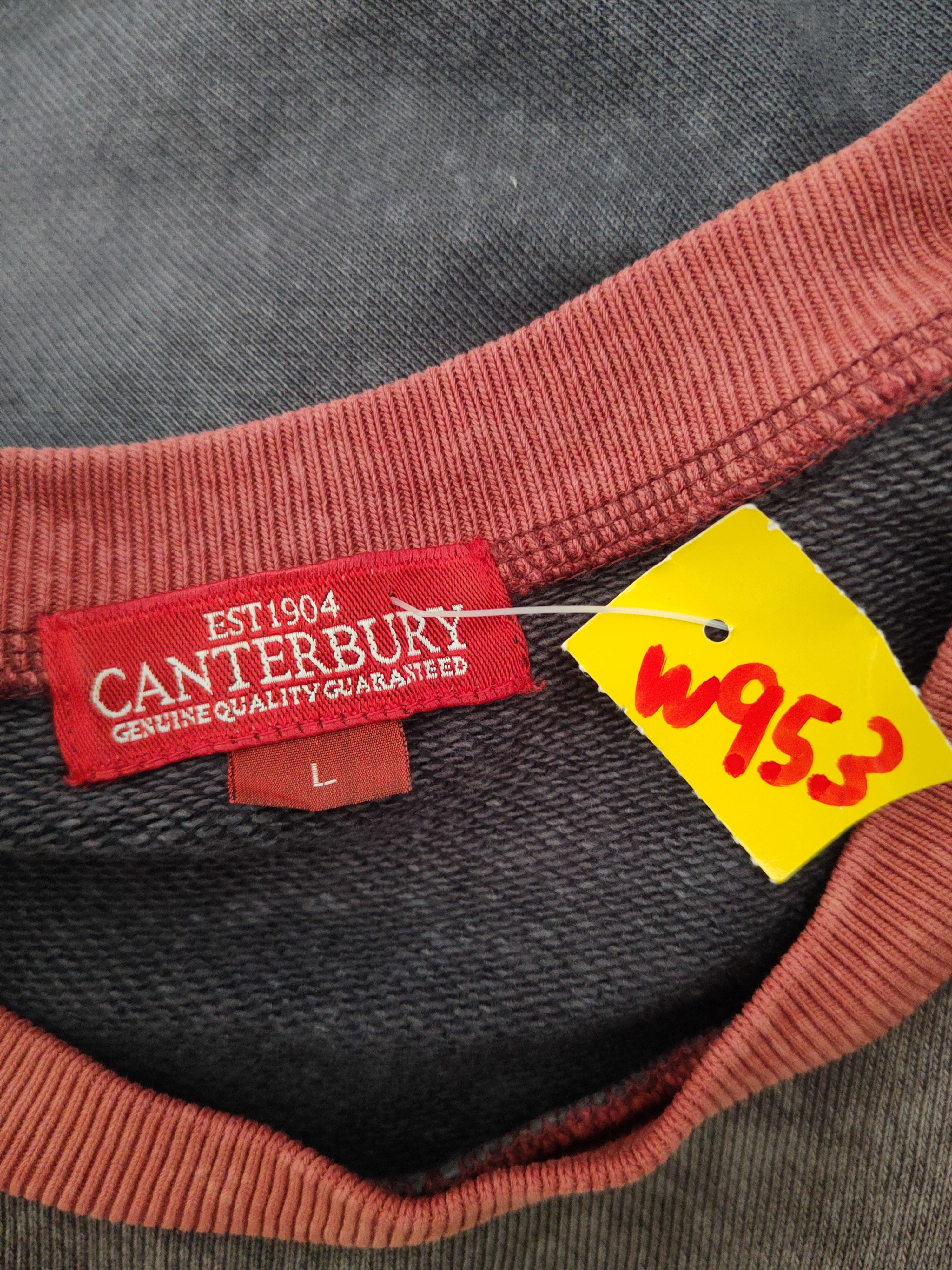 Canterbury of New Zealand × Vintage Canterbury vintage Dark Blue Faded Sweatshirts #W953 Size US L / EU 52-54 / 3 - 13 Thumbnail