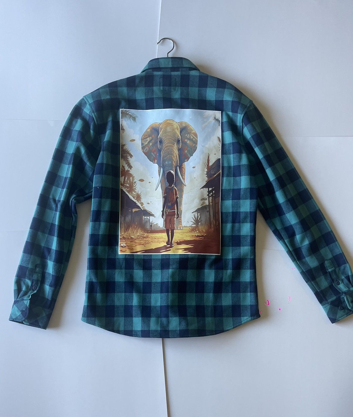 Nomad Graceful Faith Fashions Statement Plaid Green Nomad Shirt Size US L / EU 52-54 / 3 - 1 Thumbnail