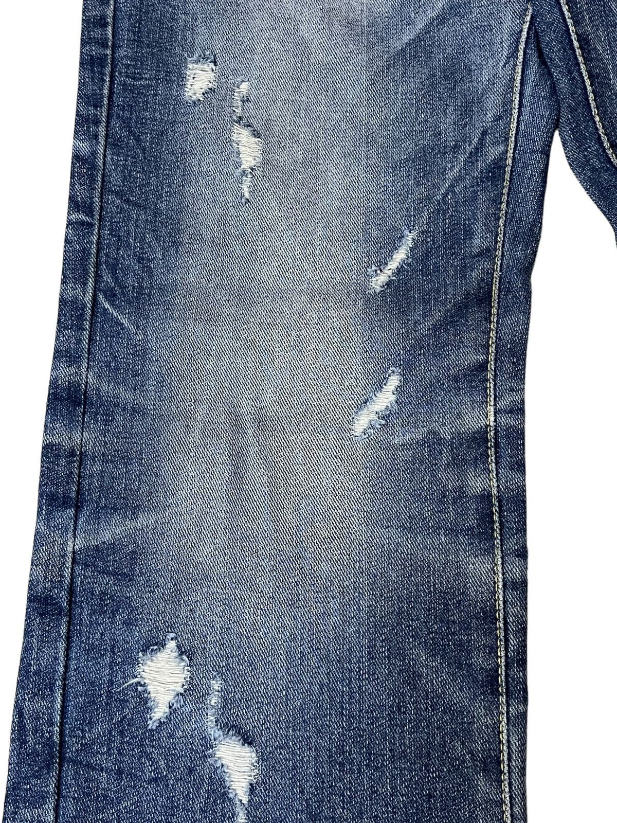 Japanese Brand SICK🔥JAPANESE BRAND OLD ARMY DISTRESSED STYLE DENIM/JEANS Size US 32 / EU 48 - 5 Thumbnail