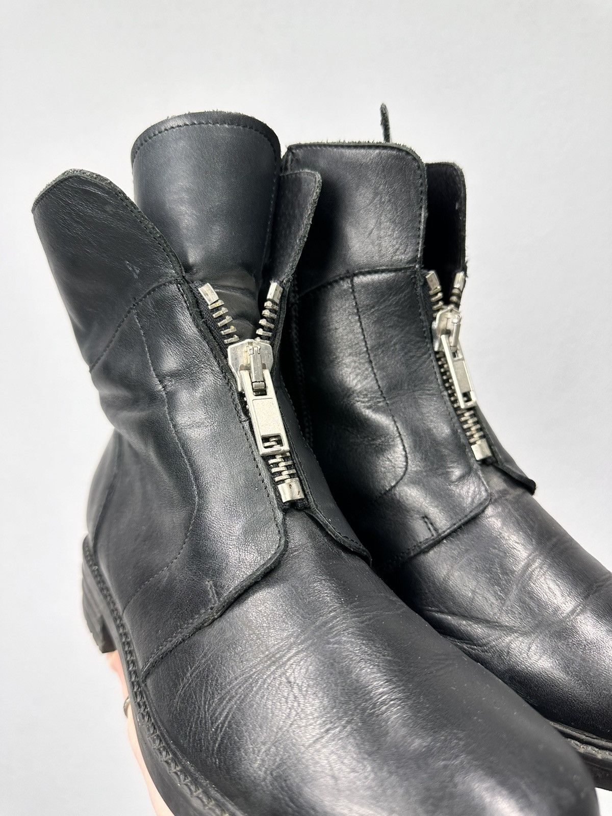 KMRii Vintage Leather Metal Boots Balenciaga Style AS 98 japan Size US 8 / EU 41 - 3 Thumbnail