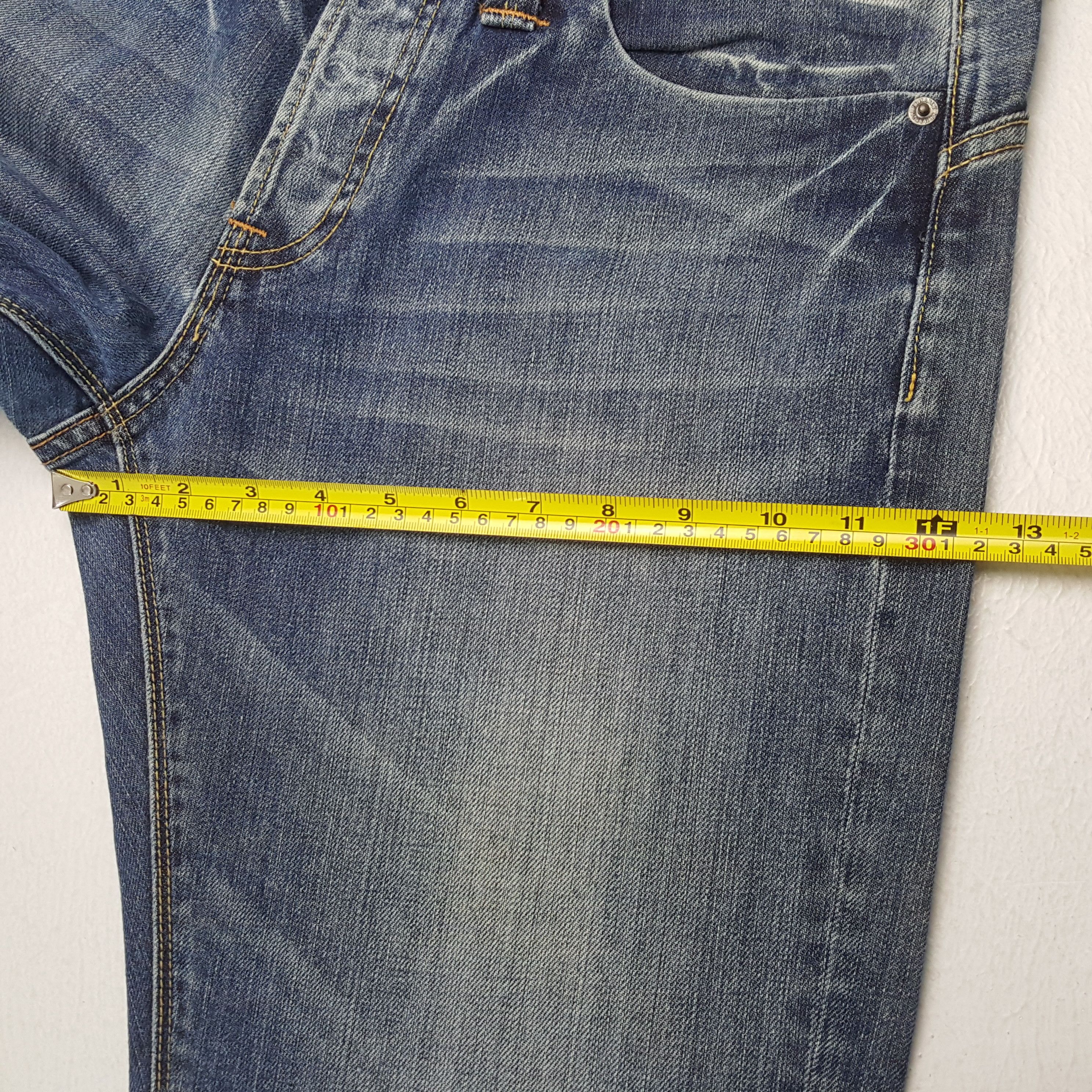 Christian Audigier × Ed Hardy × Vintage ED HARDY by Christian Audigier Rare Pocket Custom Art Jeans Size US 32 / EU 48 - 10 Thumbnail