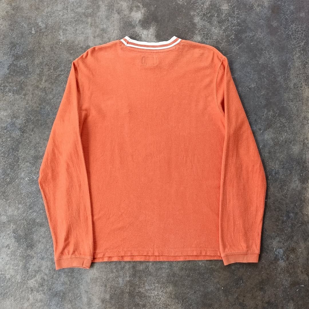 Designer × Stussy Stussy Reverse Terry Ringer Long Sleeve Size US M / EU 48-50 / 2 - 3 Thumbnail