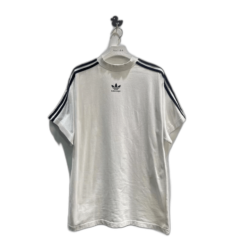Balenciaga Balenciaga x Adidas Short Sleeve Logo T-Shirt Size US XS / EU 42 / 0 - 1 Thumbnail