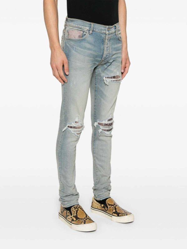 Amiri oc11z0526 Snake MX1 Jeans in Antique Indigo Size US 30 / EU 46 - 5 Thumbnail