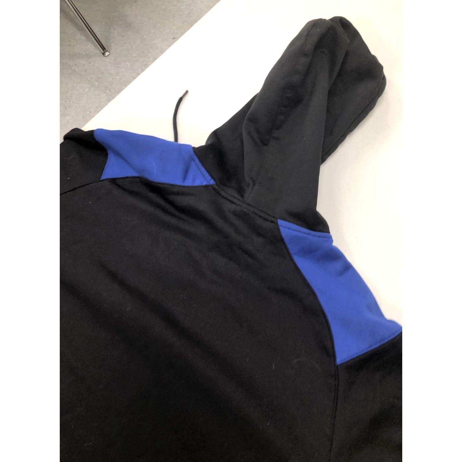 Under Armour VINTAGE Under Armour Hoodie Men L Black Blue Logo Loose Fit Hooded Pullover Regular Storm Outdoor Running & Jogging Size US L / EU 52-54 / 3 - 7 Thumbnail