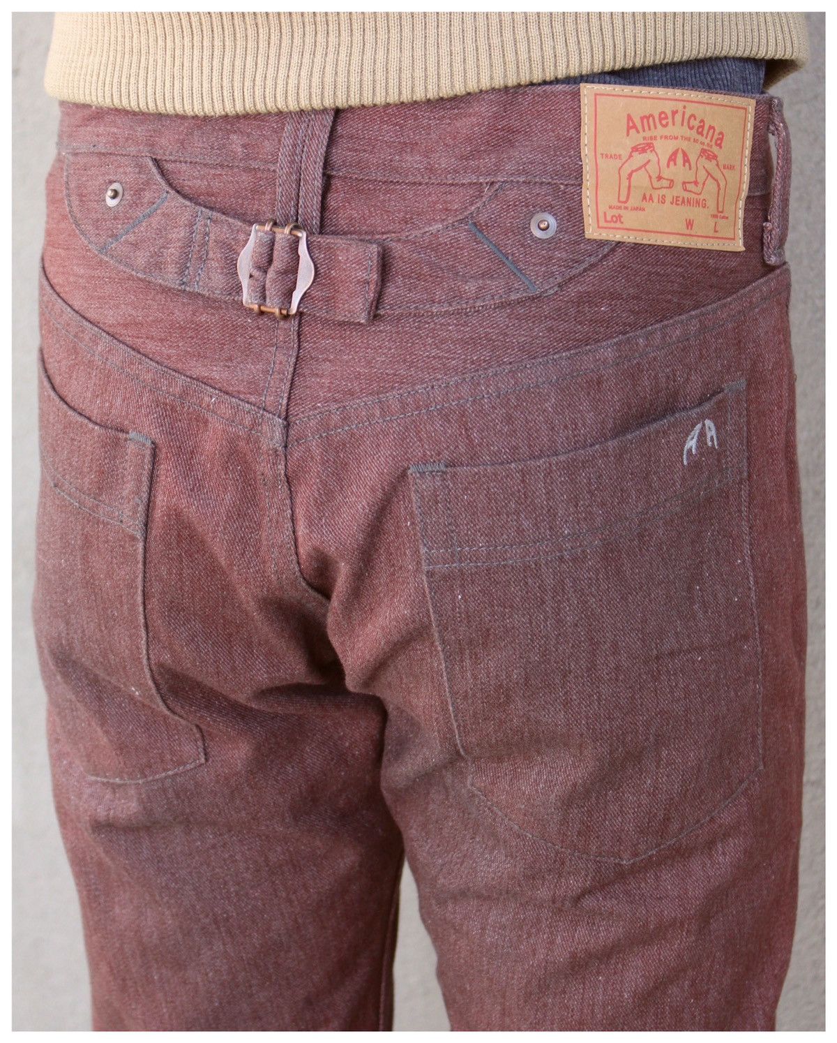 Japanese Brand × United Arrows × Vintage 2000S AA JEANS BY GREEN LABEL RELAXING Size US 30 / EU 46 - 5 Thumbnail