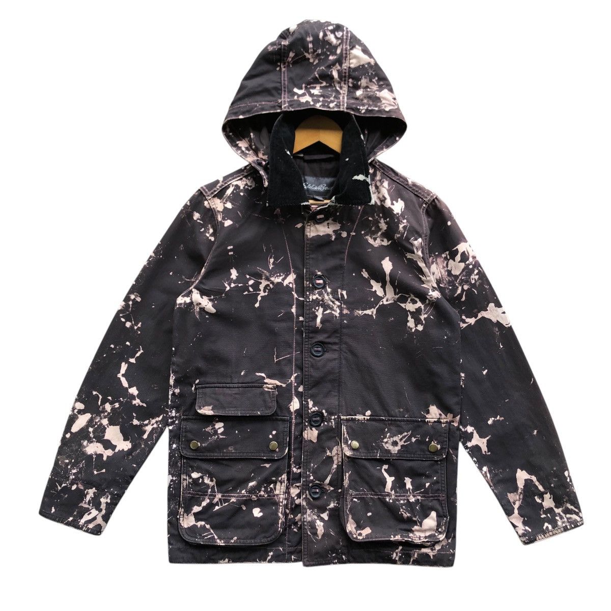 Tornado Mart 💥rare💥 2000s japanese EDDIE BAUER bleached hooded jacket Size US XS / EU 42 / 0 - 1 Thumbnail