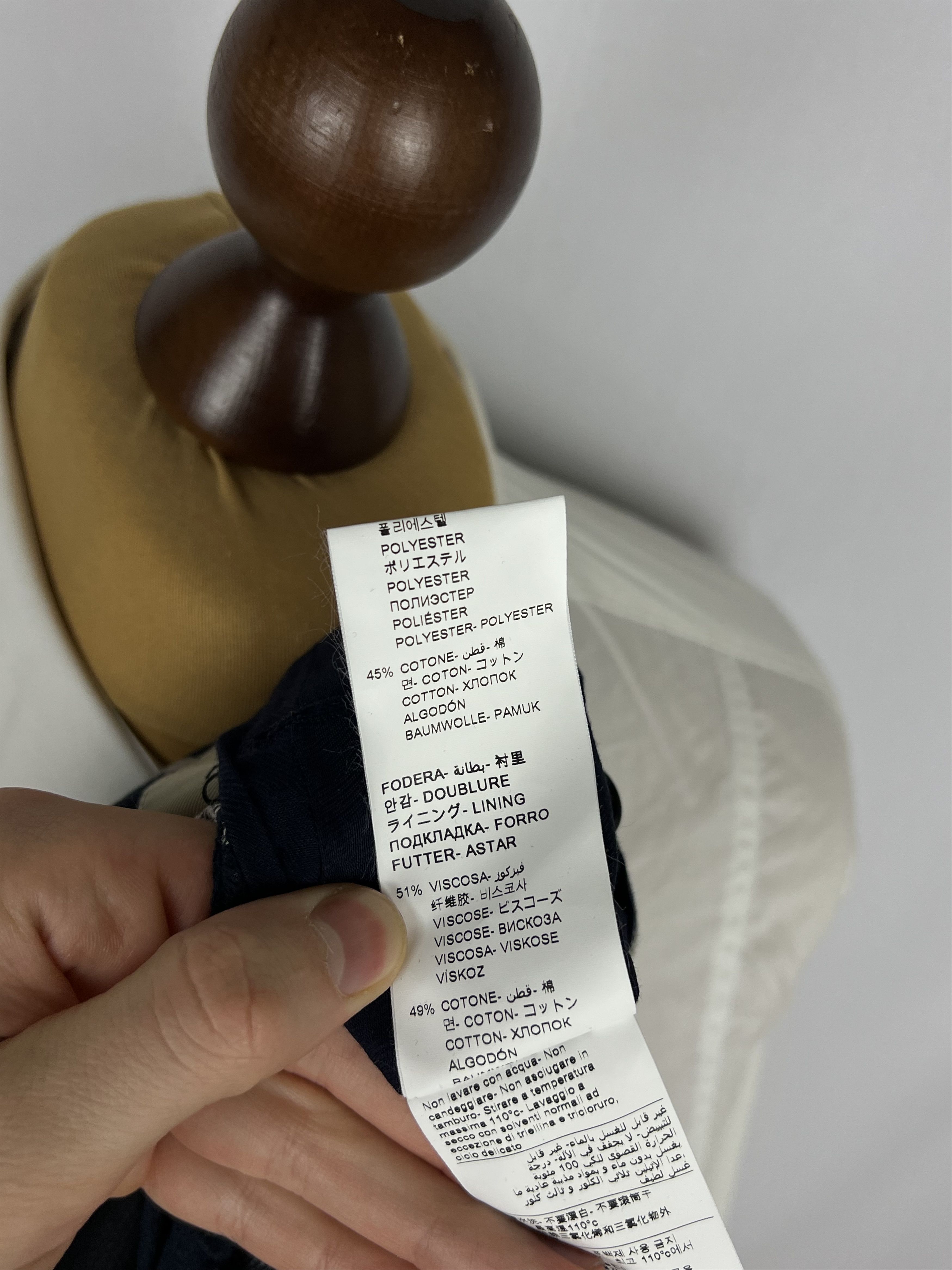 Paoloni Striped Textured Stretch Cotton-Blend Half-Lined Sport Coat Size 40R - 12 Thumbnail