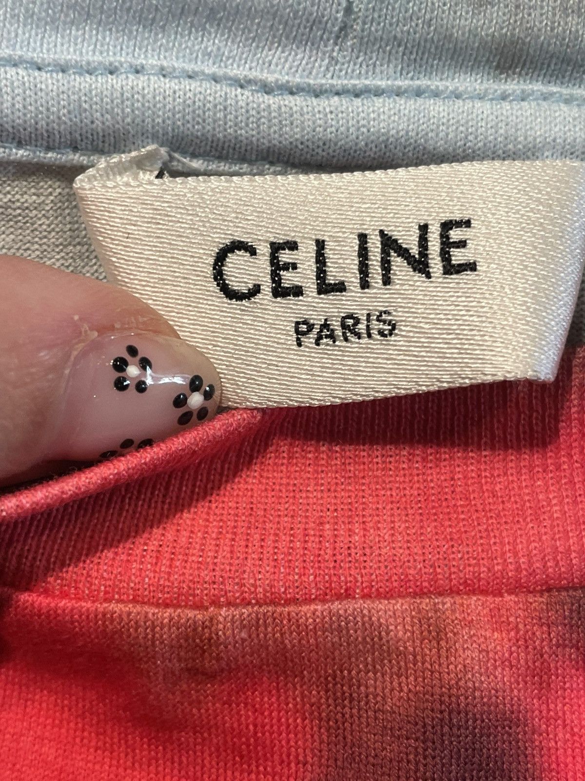 Celine Loose Tie-Dye T-Shirt Size US M / EU 48-50 / 2 - 3 Thumbnail