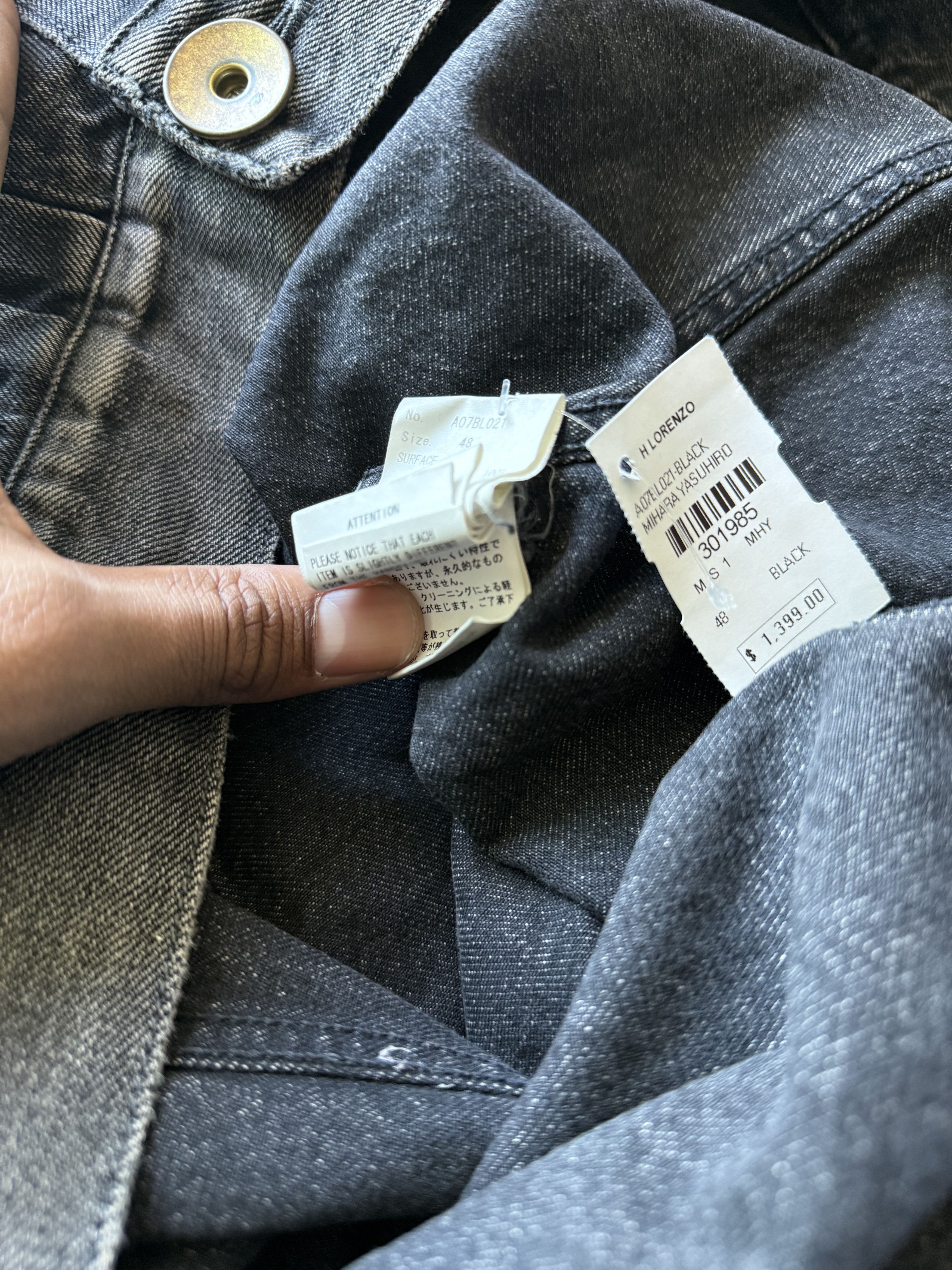 Maison MIHARA YASUHIRO MMY Denim Trucker Size US M / EU 48-50 / 2 - 7 Thumbnail