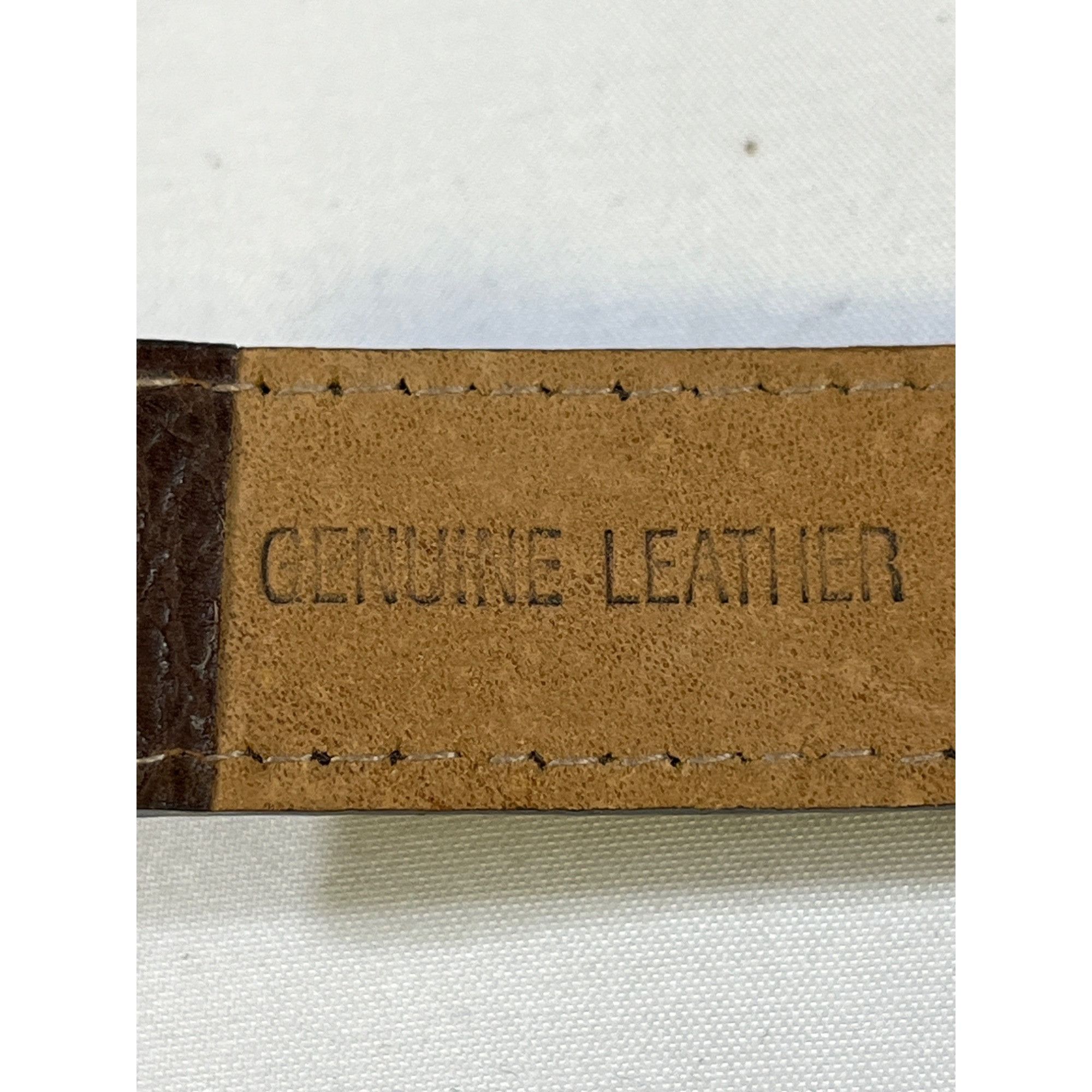 Other Vintage Men's Brown Genuine Leather Watchband SKU 6440 Size ONE SIZE - 3 Thumbnail