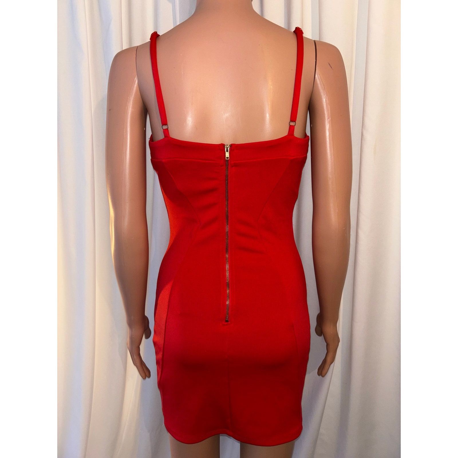 Guess Guess Red Lipstick Mini Bodycon Dress Size XS Size XS / US 0-2 / IT 36-38 - 5 Thumbnail