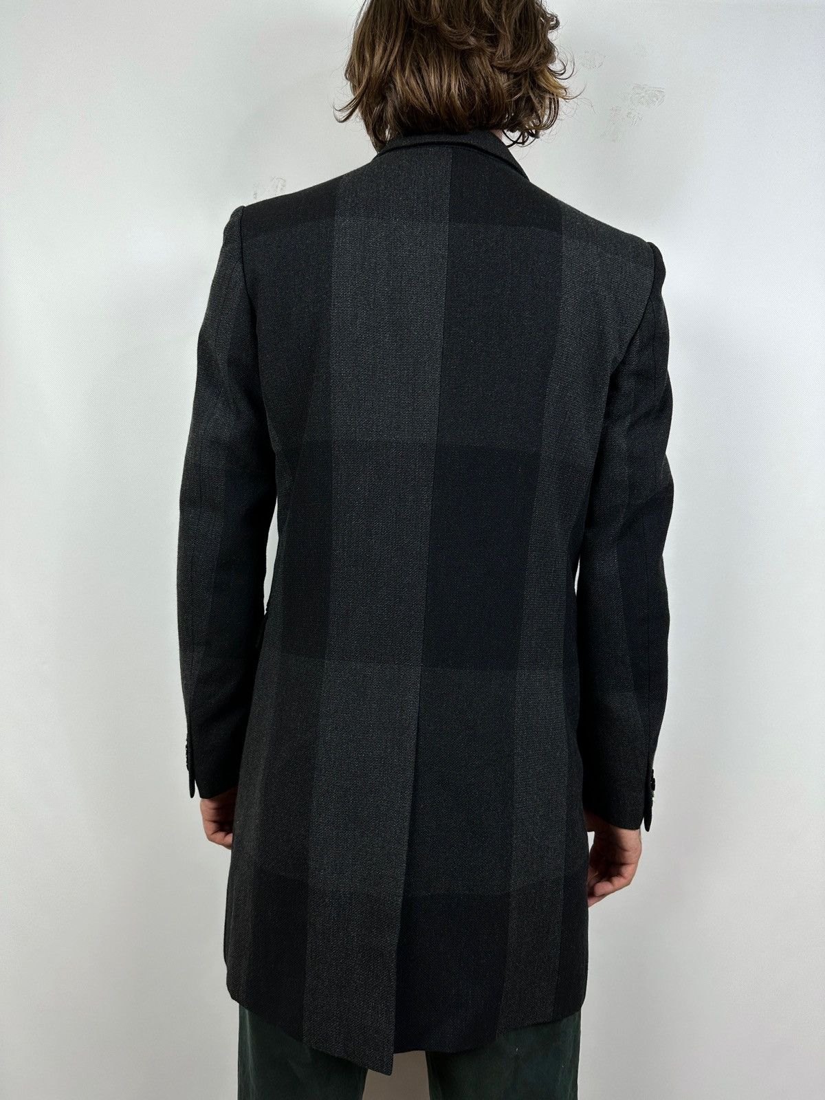 Diesel Black Gold Diesel Black Gold Wool Checkered Coat Jacket Size US M / EU 48-50 / 2 - 4 Thumbnail