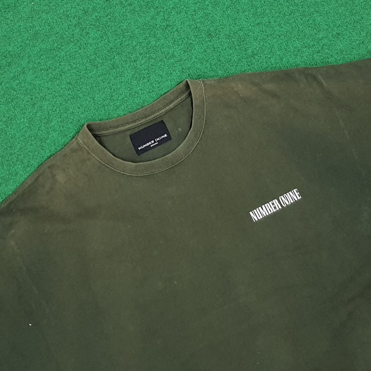 Japanese Brand × Number (N)ine × Vintage Vintage Number Nine Spell Out Oversized Boxy Cut Tshirt Size US L / EU 52-54 / 3 - 4 Thumbnail