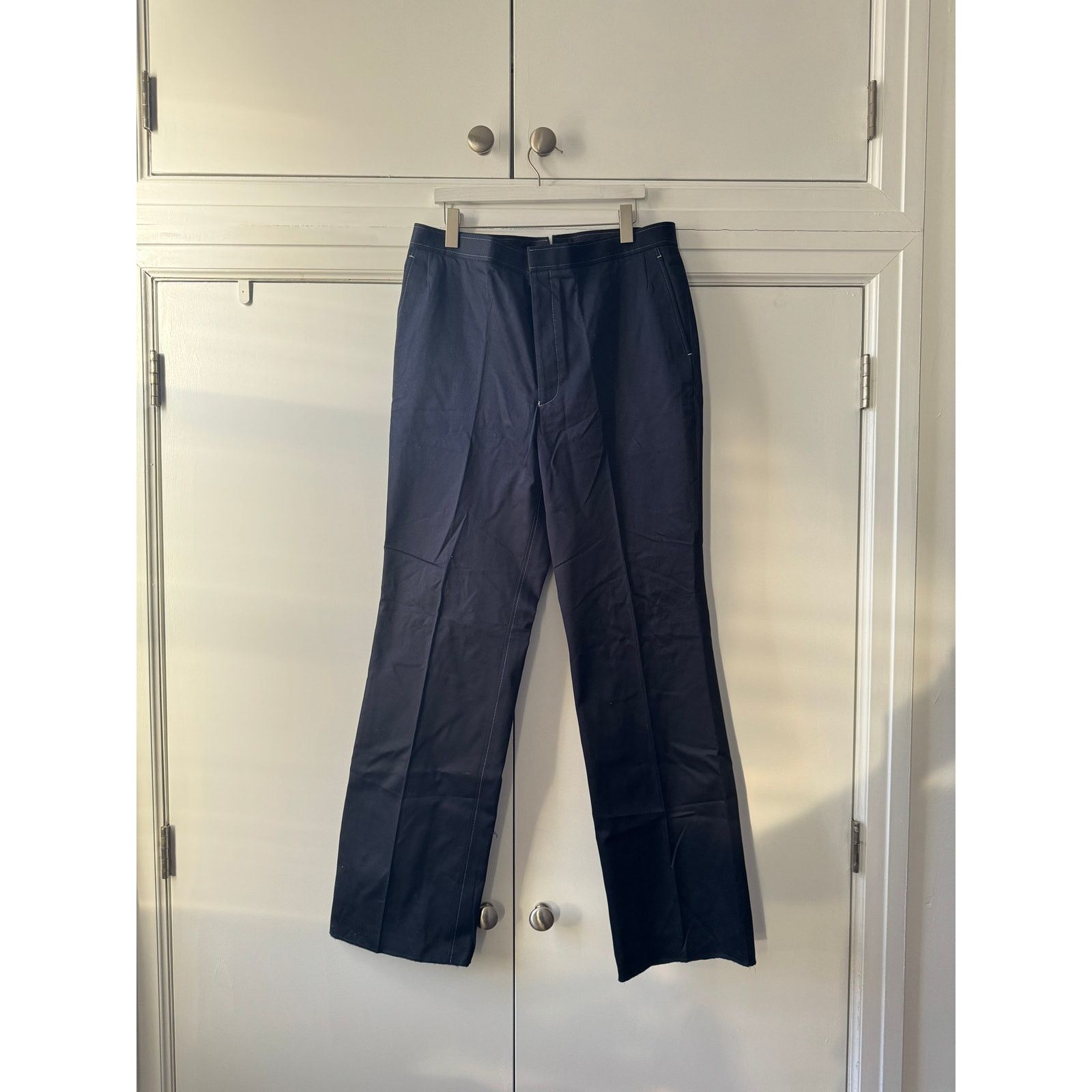Thom Browne MIJ Contrast Stitch Trousers Size US 34 / EU 50 - 1 Thumbnail