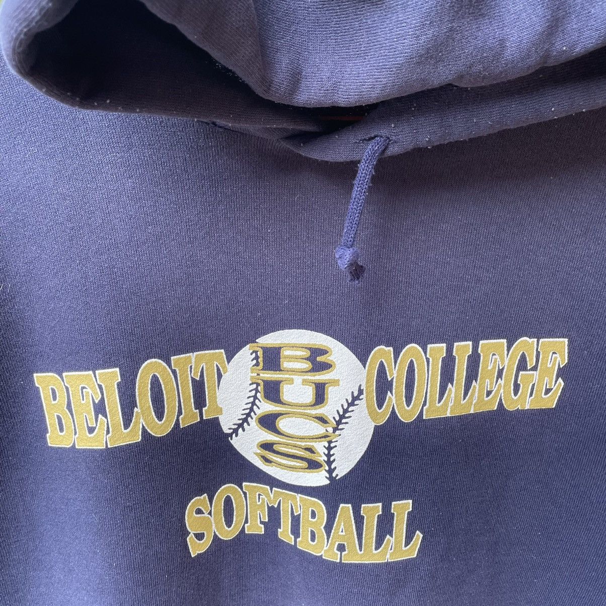 Russell Athletic × Vintage 🔥Vintage 90s Beloit College Softball Pullover Sweater Hoodie Size US M / EU 48-50 / 2 - 5 Thumbnail