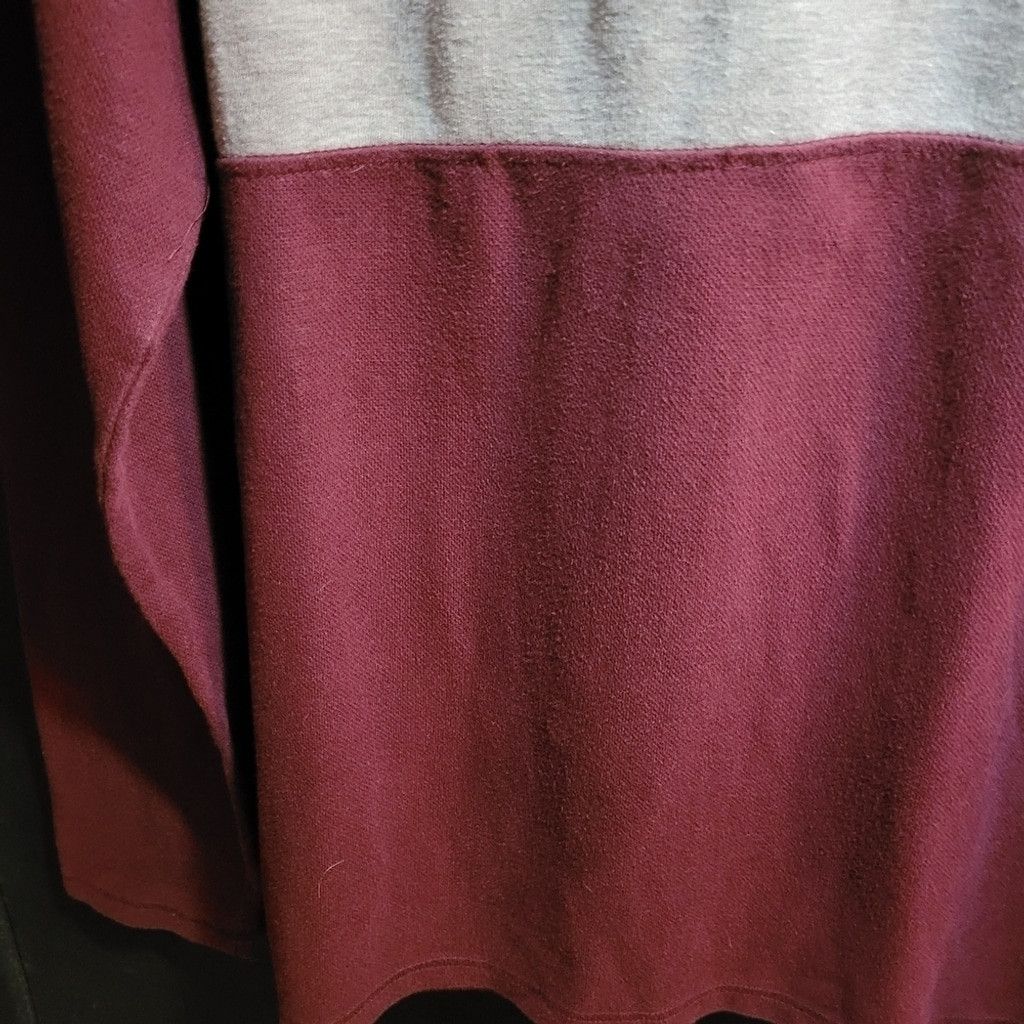 Vans Vans, hoodie, maroon with gray stripe, NWOT, Size Large Size US L / EU 52-54 / 3 - 7 Thumbnail