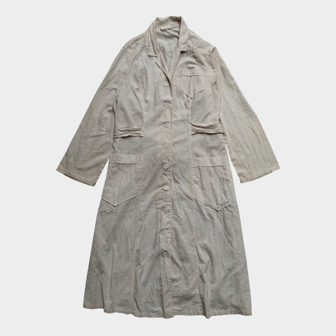 Le Laboureur Vintage French linen lab coat Size US XL / EU 56 / 4 - 1 Thumbnail