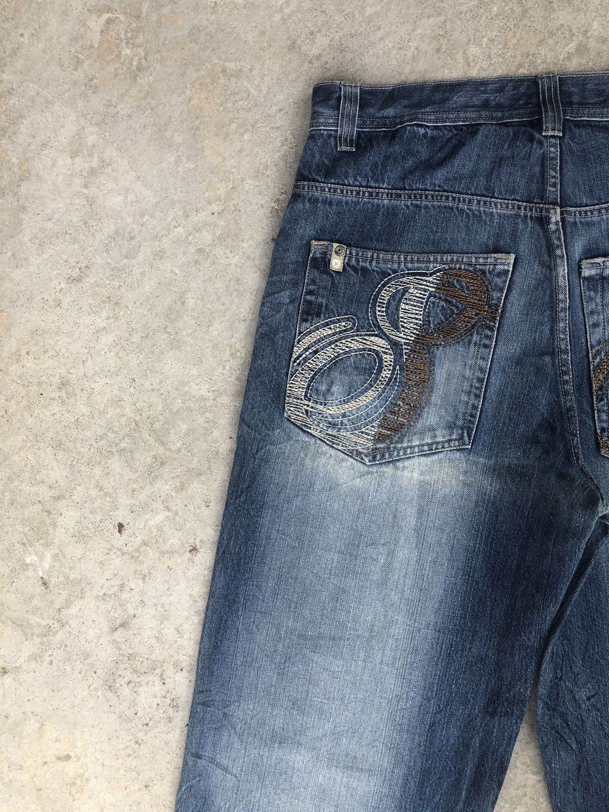 Southpole Vintage Southpole Embroidered Jeans Distressed Jeans Size US 34 / EU 50 - 9 Thumbnail