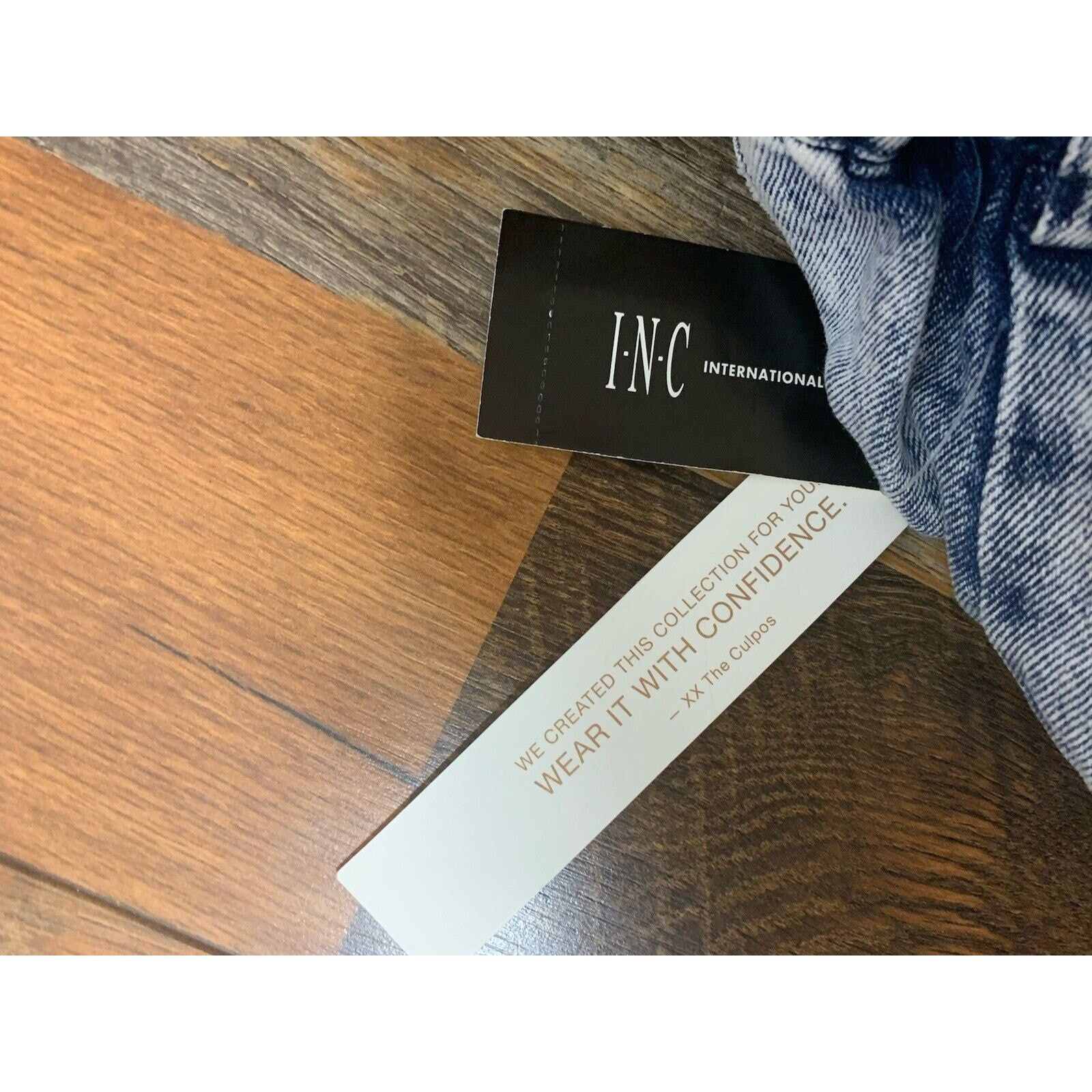 Other CULPOS X INC Paper Bag Waist Acid Wash Jeans Size 10 NWT Size 32" / US 10 / IT 46 - 14 Thumbnail