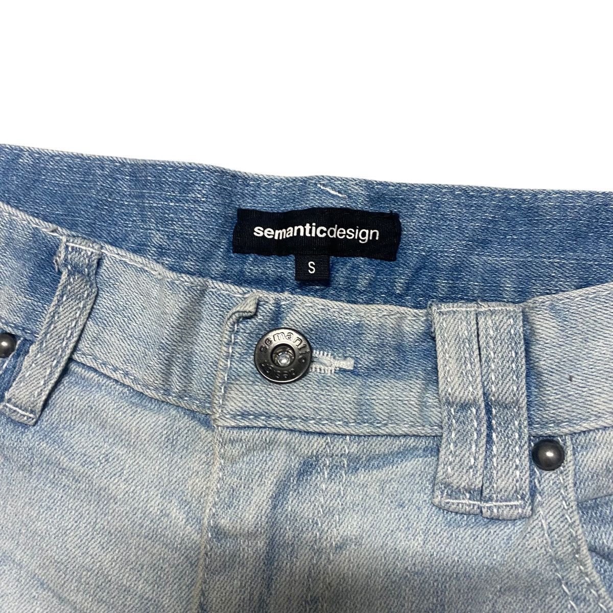 semanticdesign Semantic Design Denim Curve Leg Jeans Size US 30 / EU 46 - 6 Thumbnail