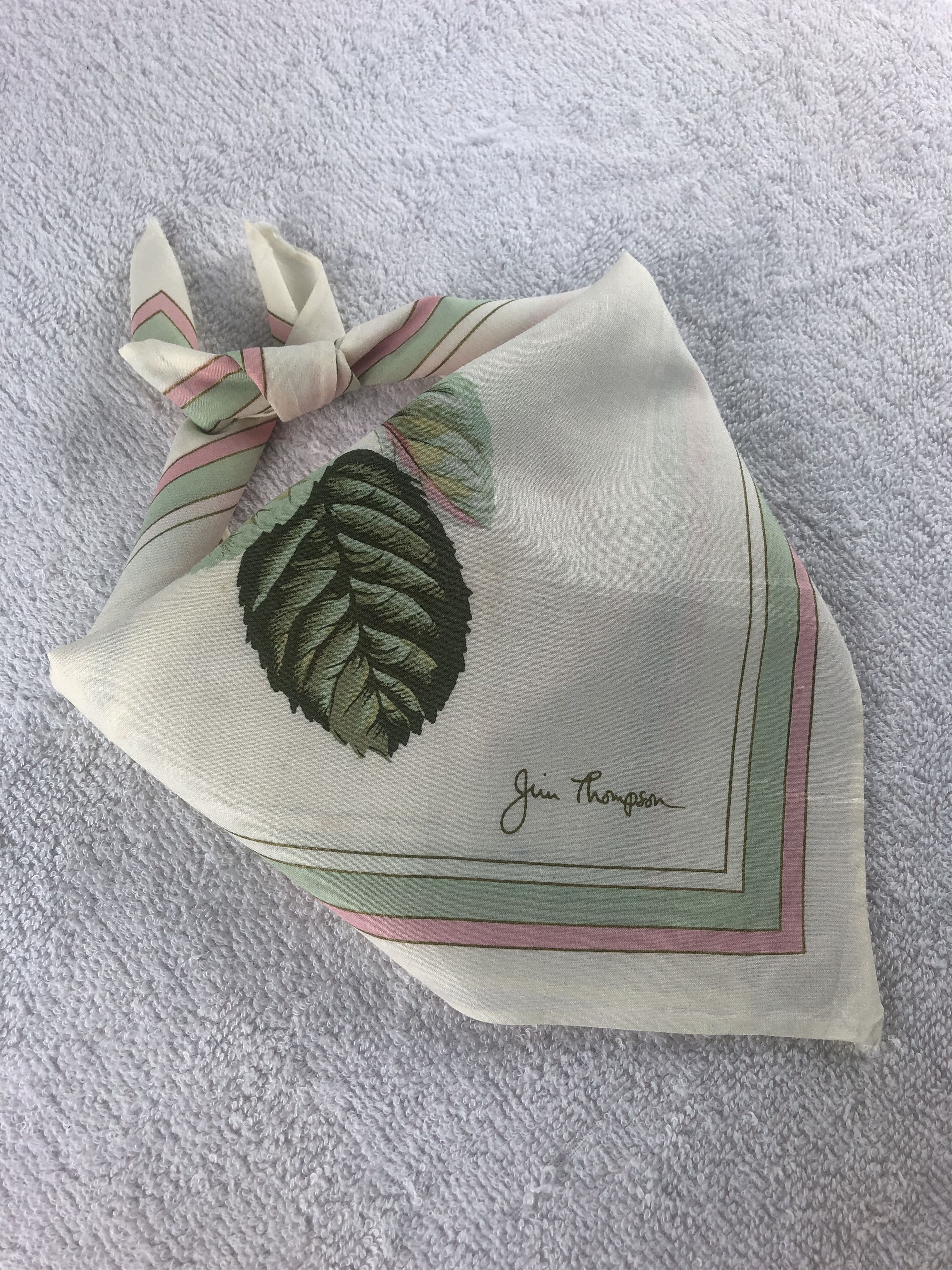 Jim Thompson × Vintage Jim Thompson Handkerchief / Bandana / Neckerchief Size ONE SIZE - 2 Thumbnail