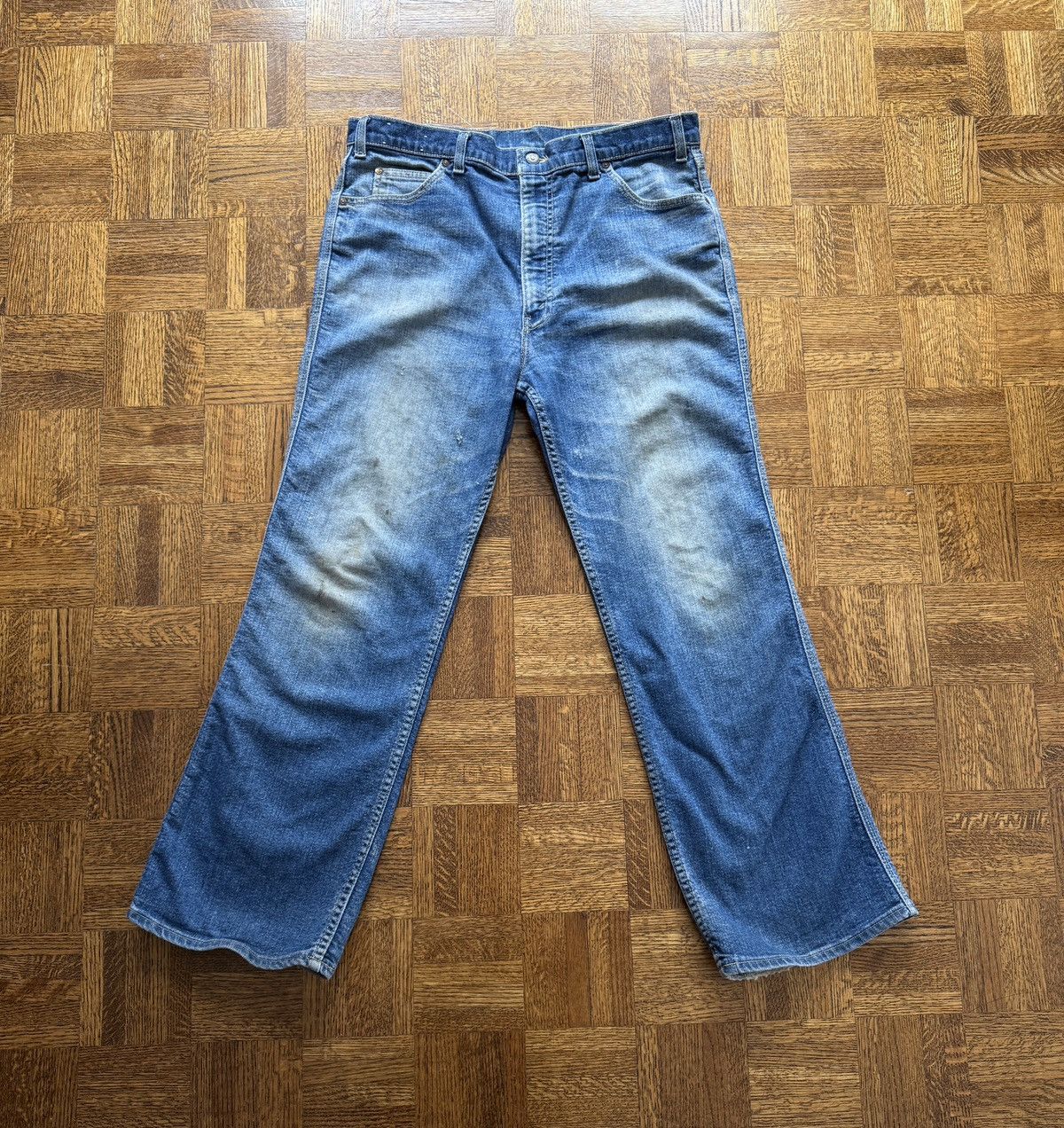 Levi's Vintage 70s Levi's Flared Movin' On Denim Jeans Size US 36 / EU 52 - 1 Thumbnail