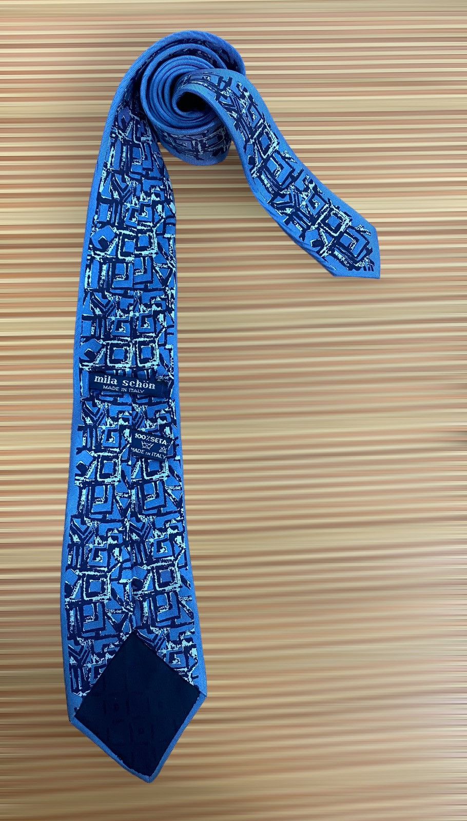 Mila Schon Rare‼️ Vintage Mila Schon Nect Silk Tie Made in Italy Size ONE SIZE - 4 Thumbnail