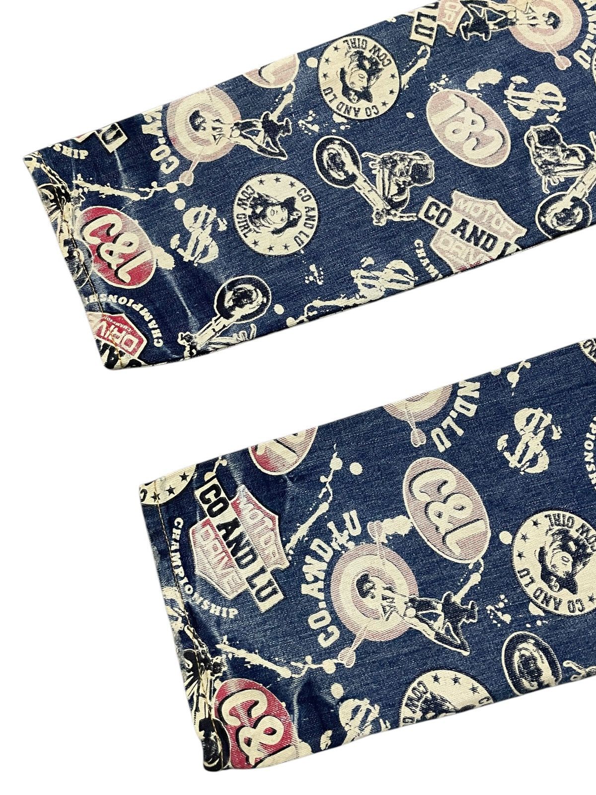 Hysteric Glamour Hysteric Glamour Style Co&Lu Japan All Over Print Jeans Size US 30 / EU 46 - 14 Thumbnail