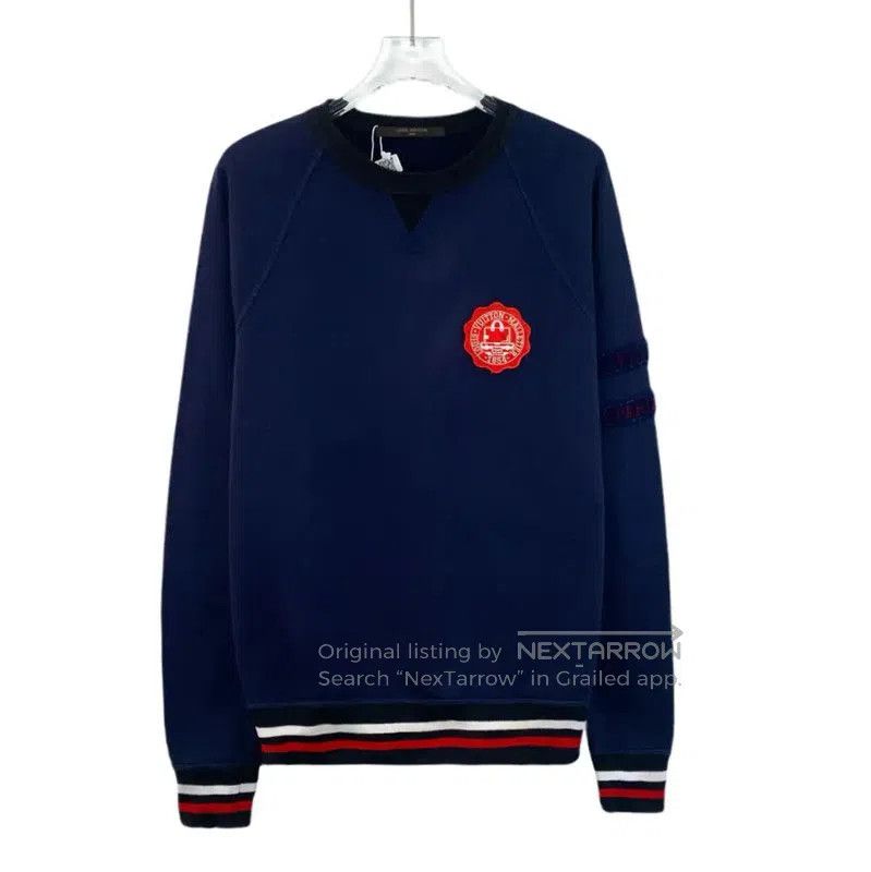 Louis Vuitton Louis Vuitton Men's Navy Cotton Sweatshirt . Size US S / EU 44-46 / 1 - 1 Thumbnail