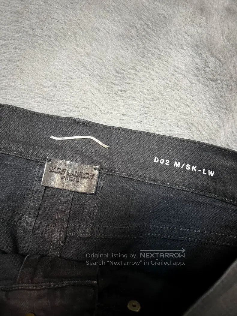 Saint Laurent Paris Saint Laurent Paris Black Denim Jeans Size US 29 - 3 Thumbnail