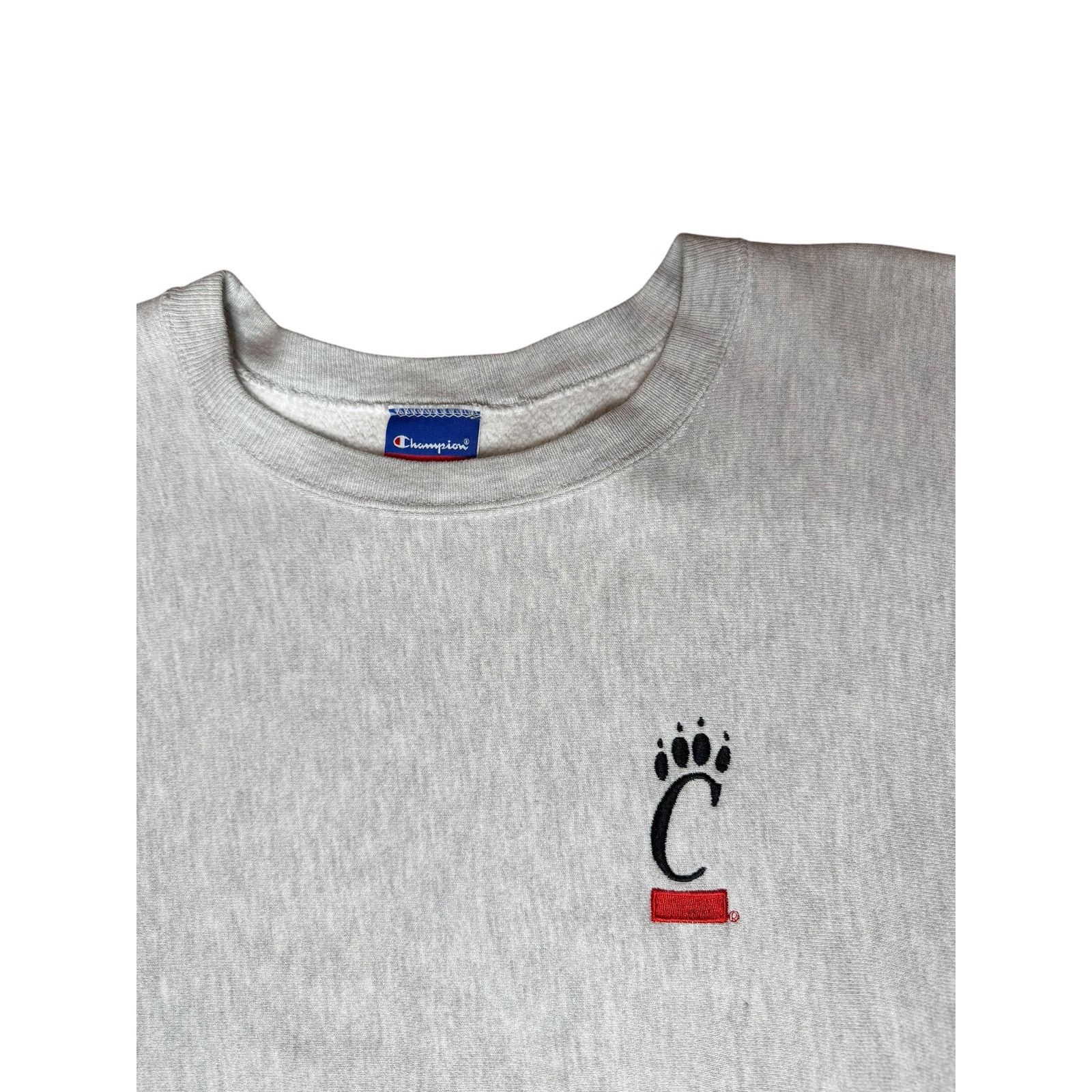 Champion × NCAA × Vintage Vintage Champion Reverse Weave Cincinnati Bearcat Sweatshirt Size US L / EU 52-54 / 3 - 3 Thumbnail