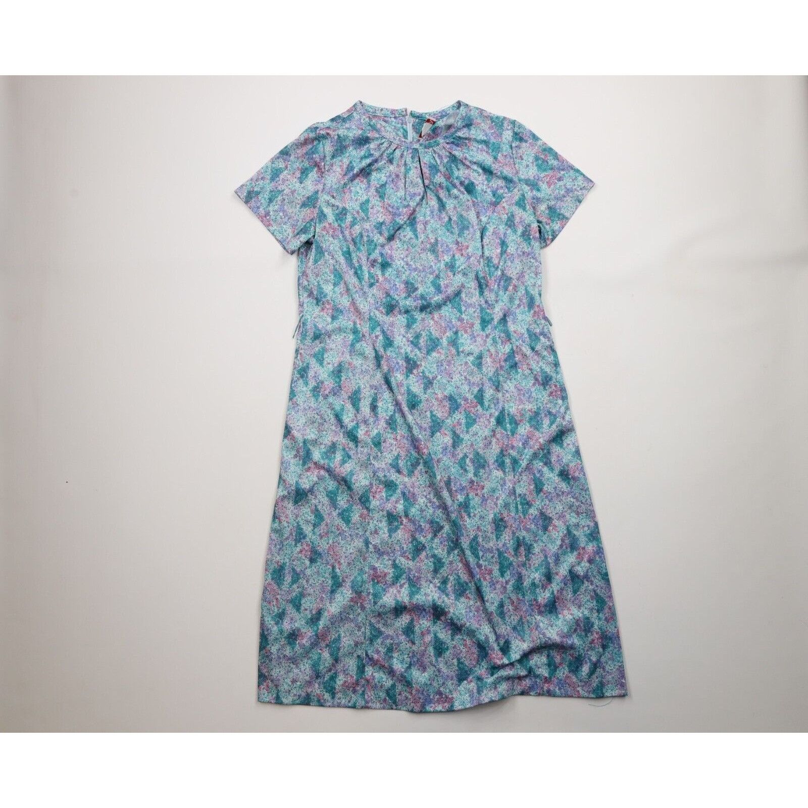 Vintage Vintage 90s Streetwear Rainbow Fleck Geometric 2 Piece Dress Size XXL / US 16-18 / IT 52-54 - 2 Thumbnail