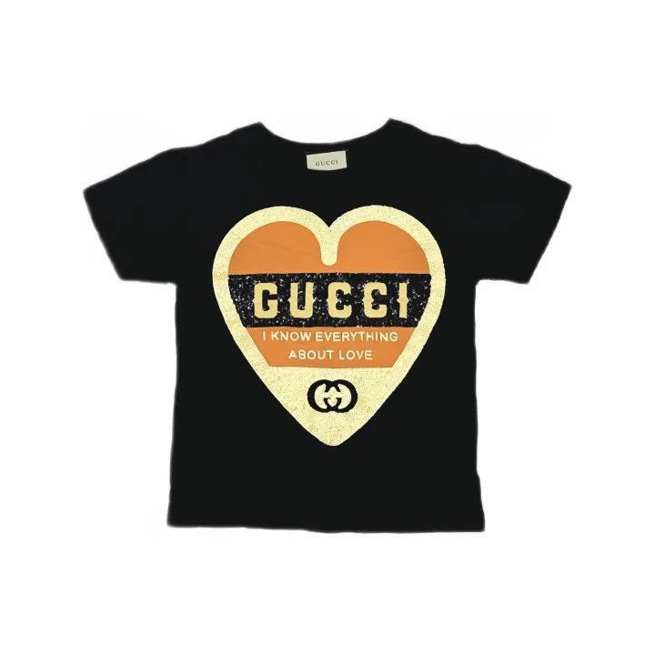 Gucci Gucci Heart Logo Sequin T-Shirt for Women-2507 Size XS / US 0-2 / IT 36-38 - 8 Thumbnail