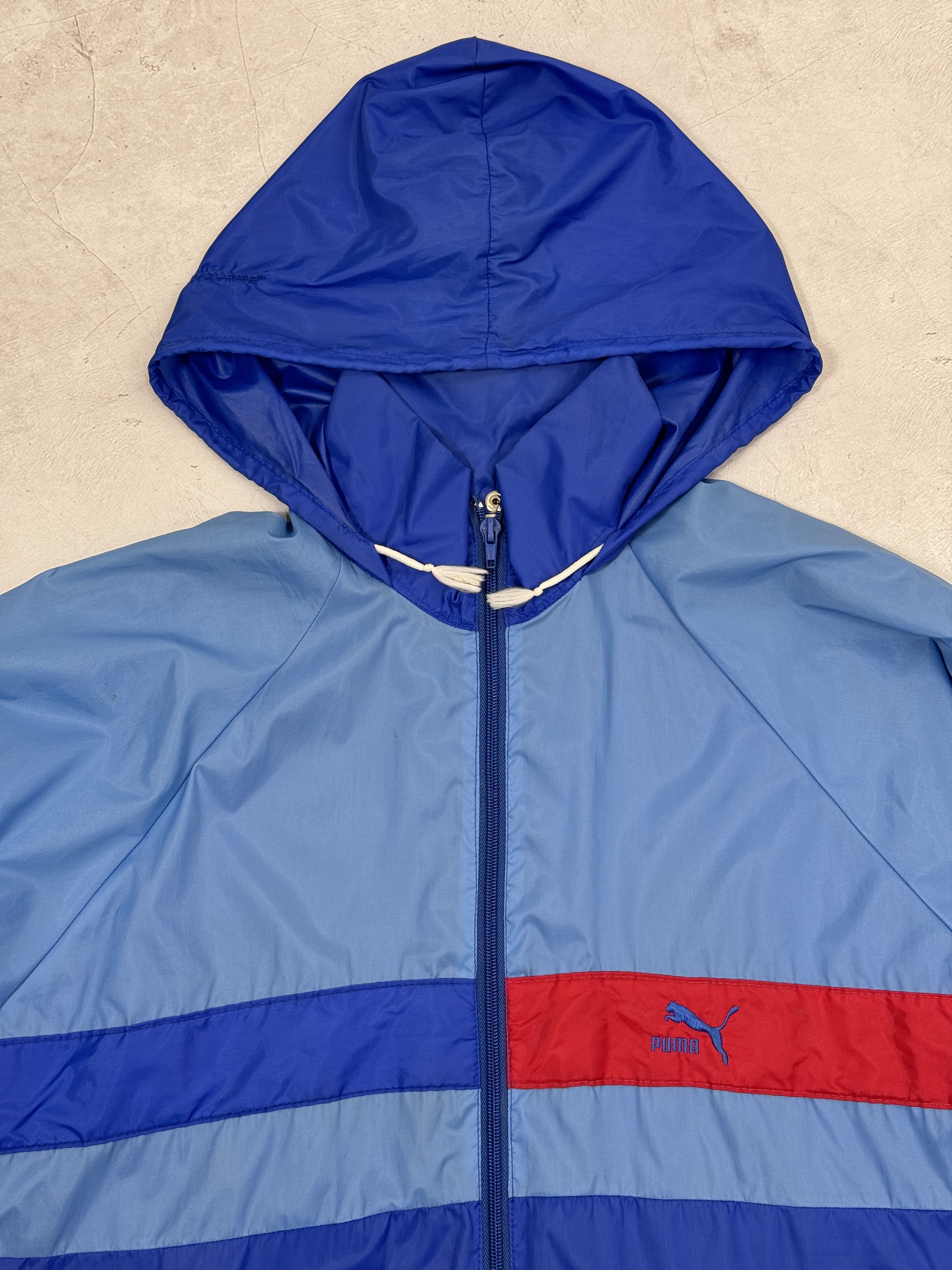 Puma × Vintage Vintage 80s Puma Windbreaker Jacket Size US M / EU 48-50 / 2 - 4 Thumbnail